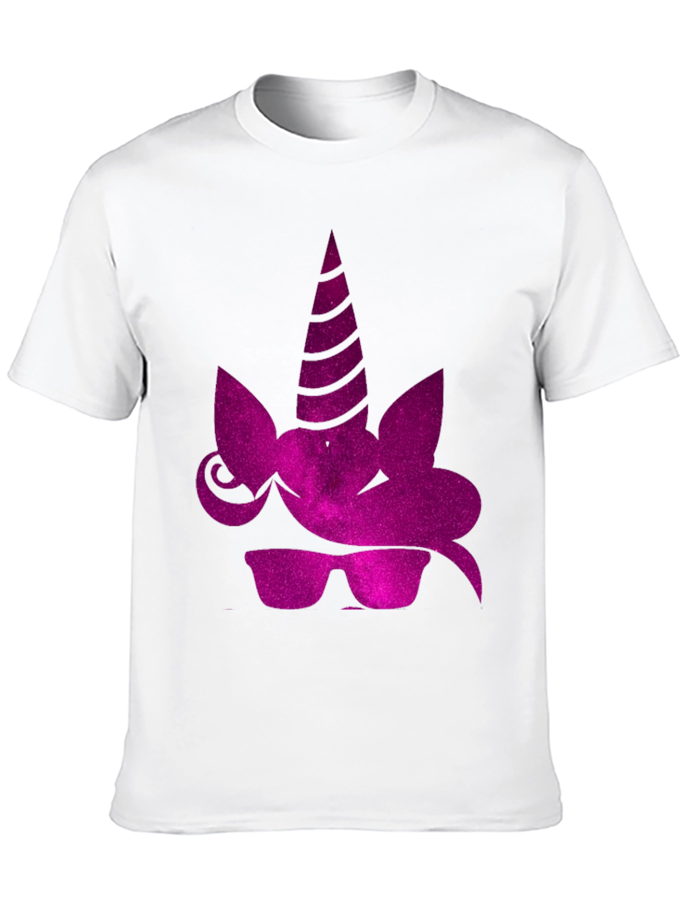 Black Cool Unicorn Tee - Black Graphic T-Shirt view 10