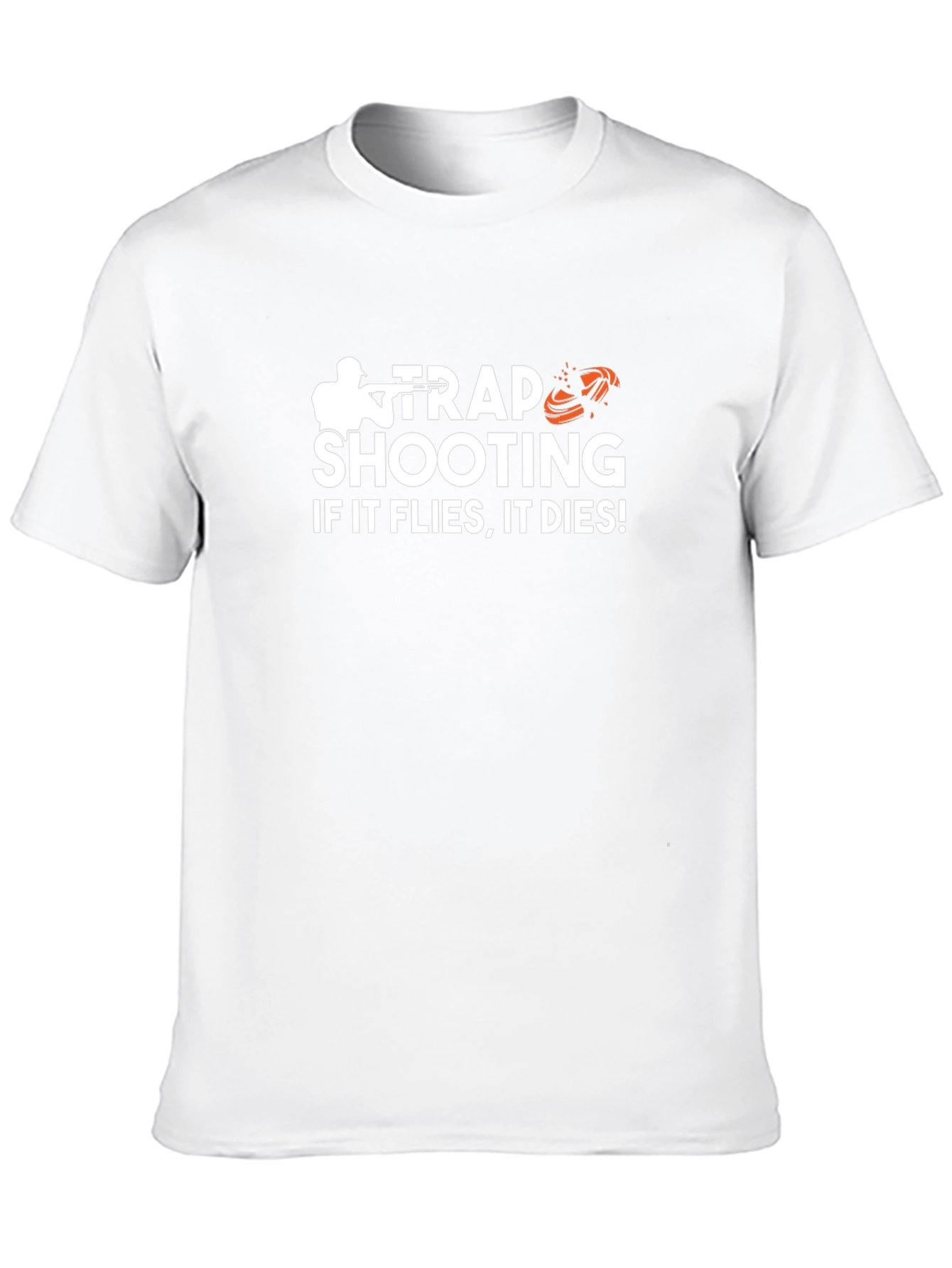 Black Trap Shooting T-Shirt: If It Flies, It Dies! view 10