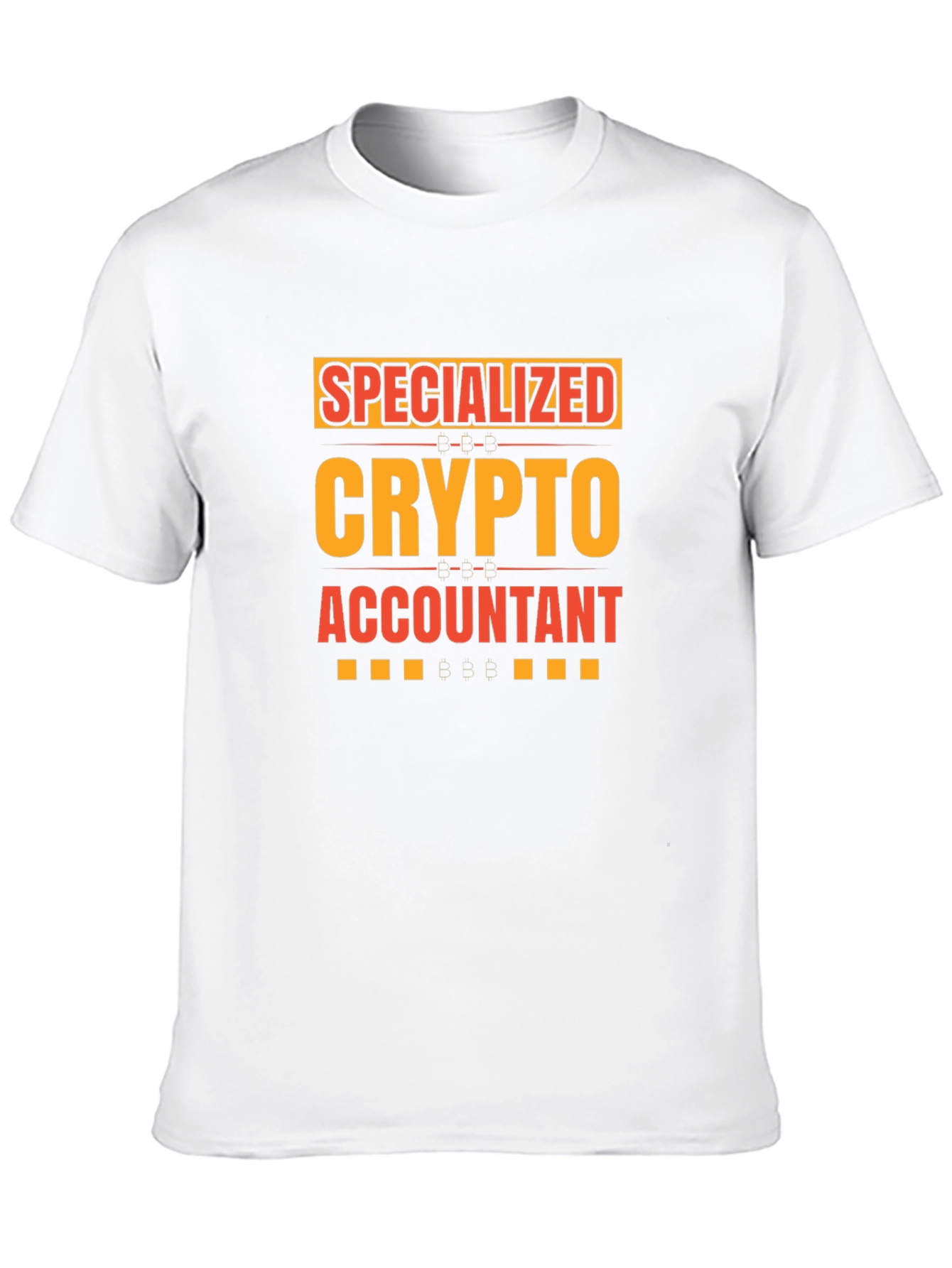 Black Specialized Crypto Accountant Black T-Shirt view 10