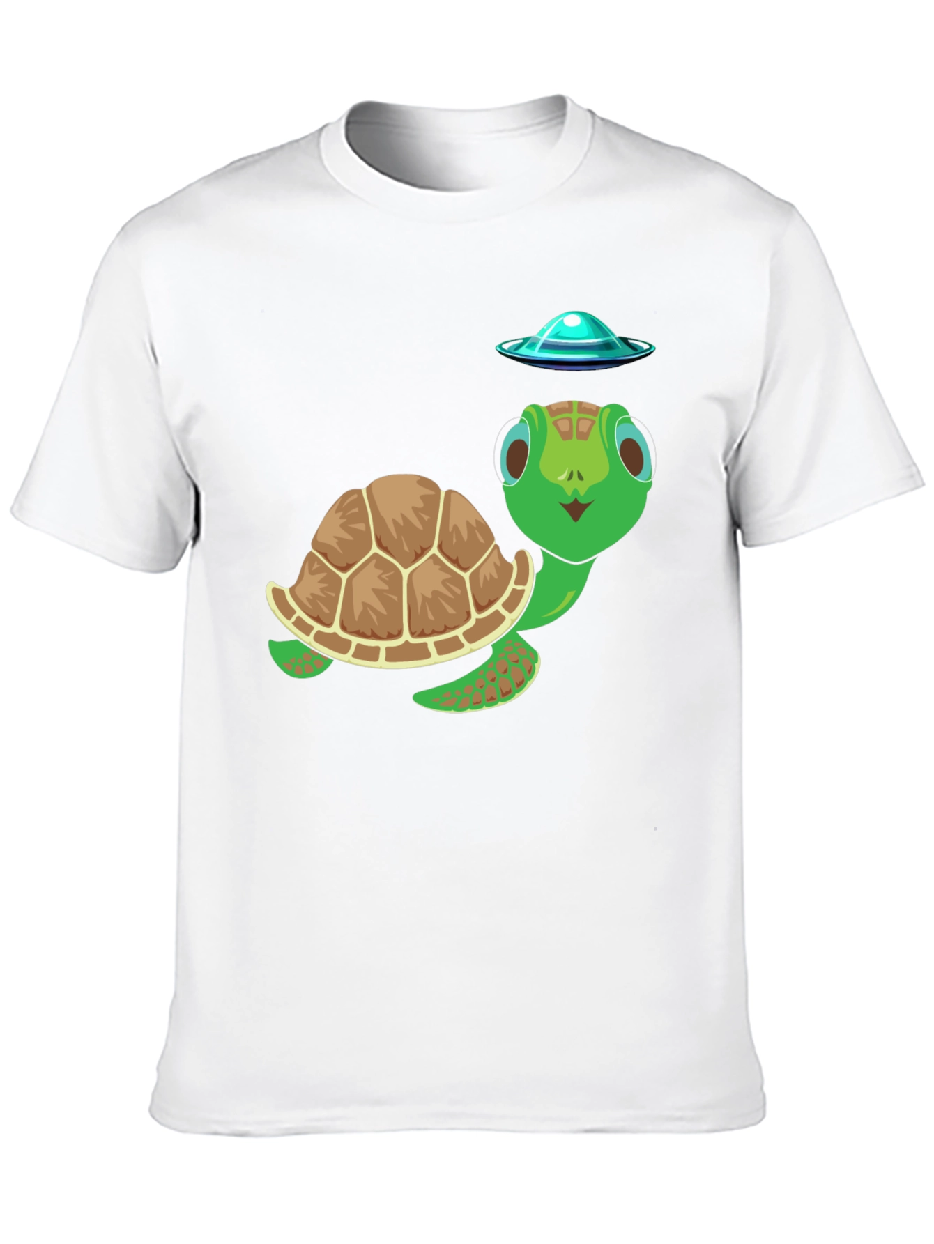 Black Turtle UFO Graphic Tee - Fun & Unique Design view 10