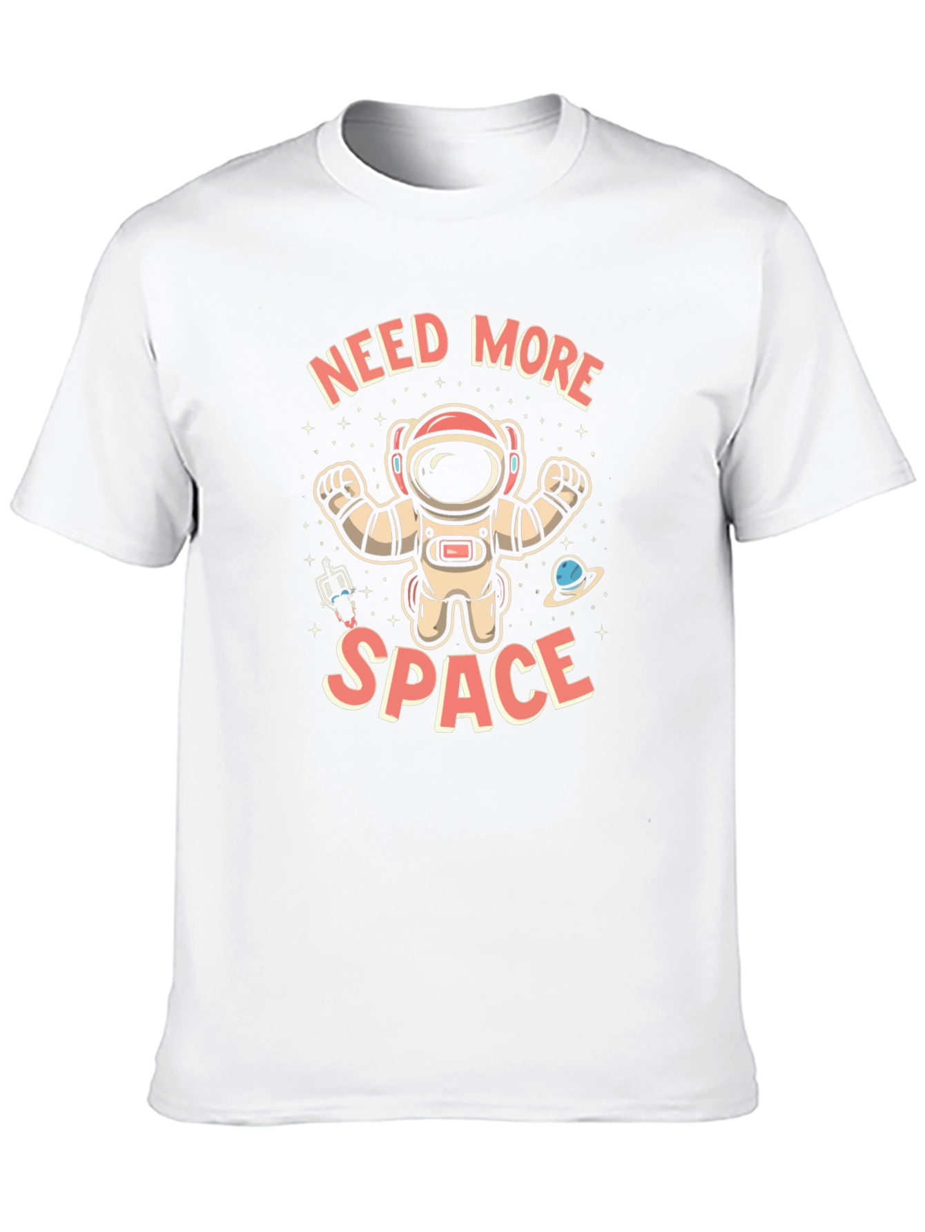 Black Need More Space T-Shirt view 10
