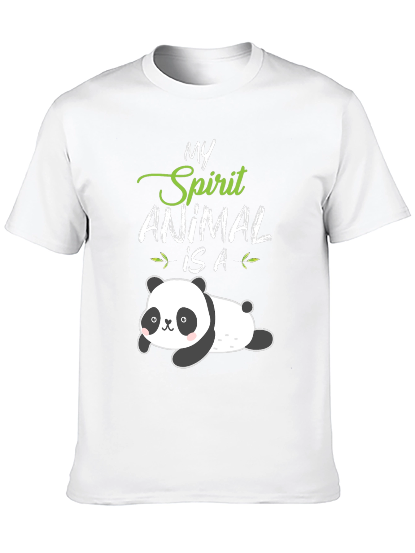 Black My Spirit Animal Panda T-Shirt view 10