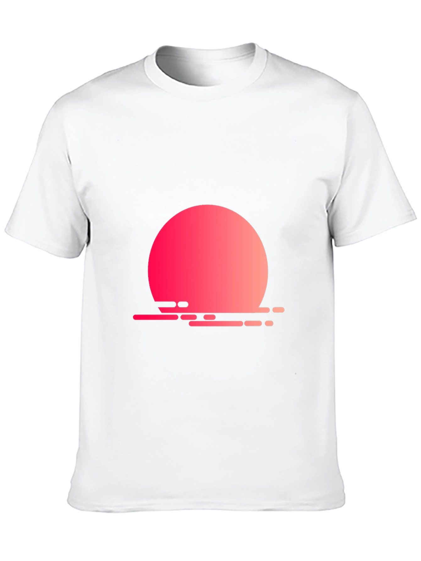 Black Sunset Graphic Black Tee view 10