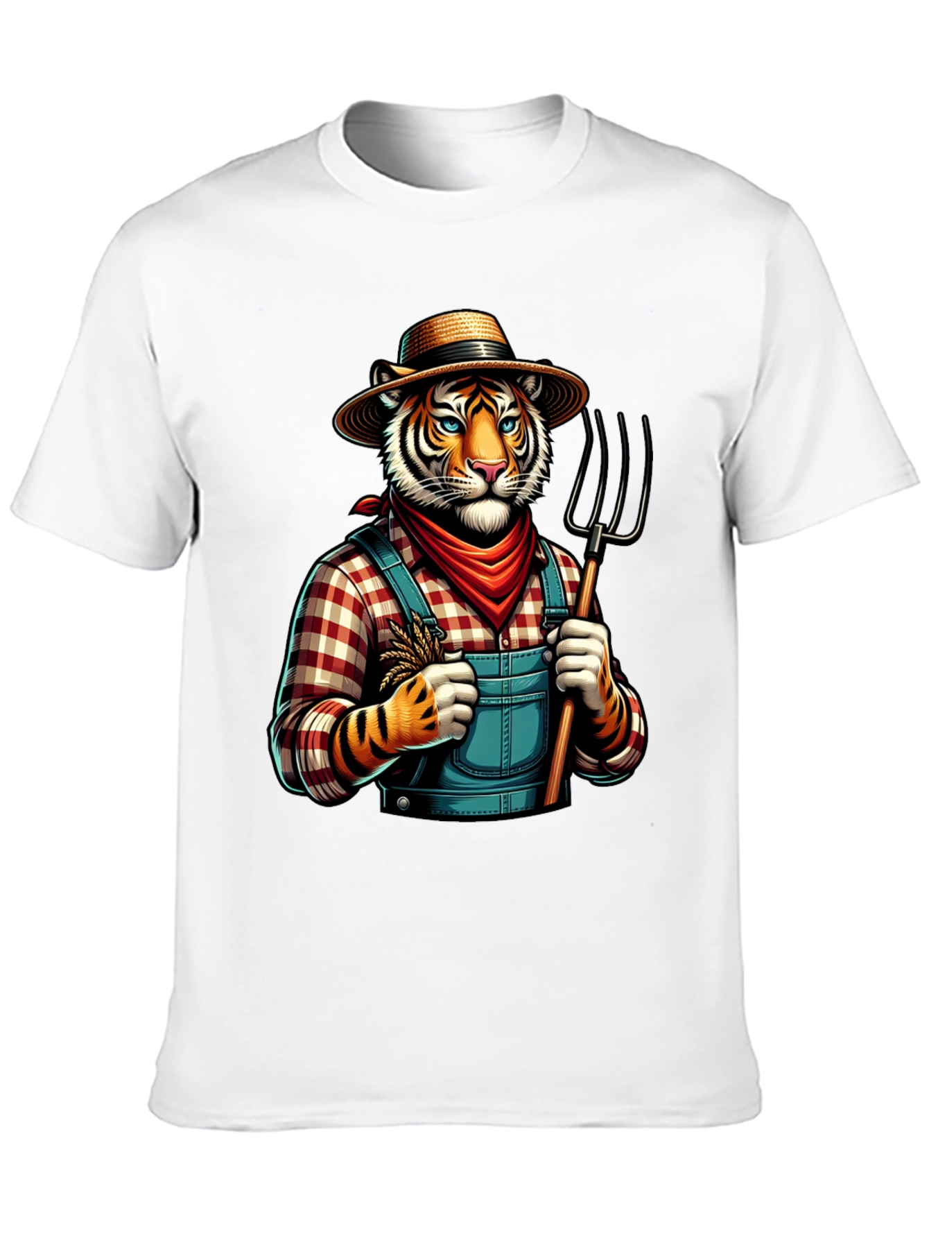 Black Tiger Farmer Graphic Tee view 10