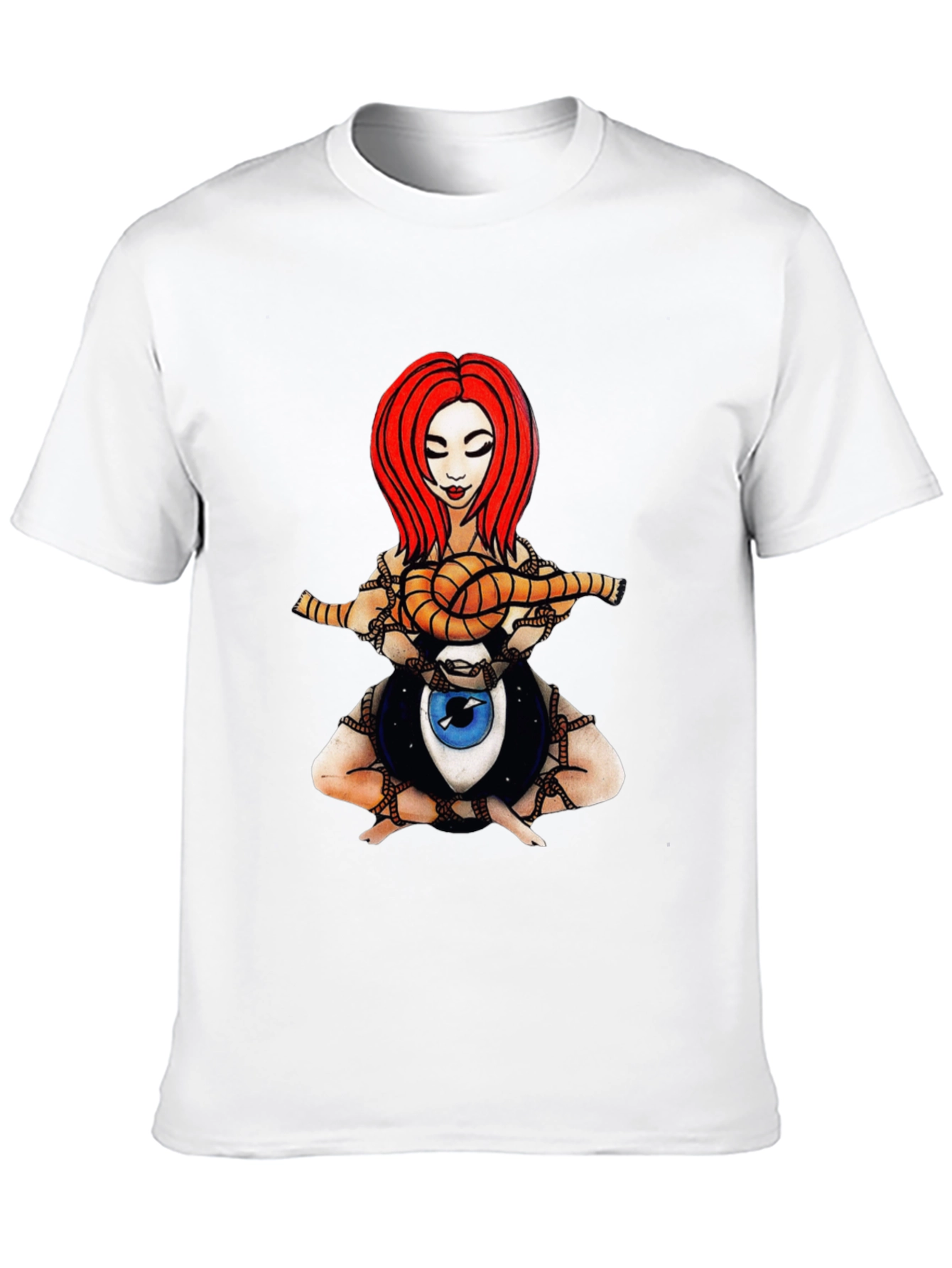 Black Eye Knot Graphic T-Shirt - Unique Design view 10