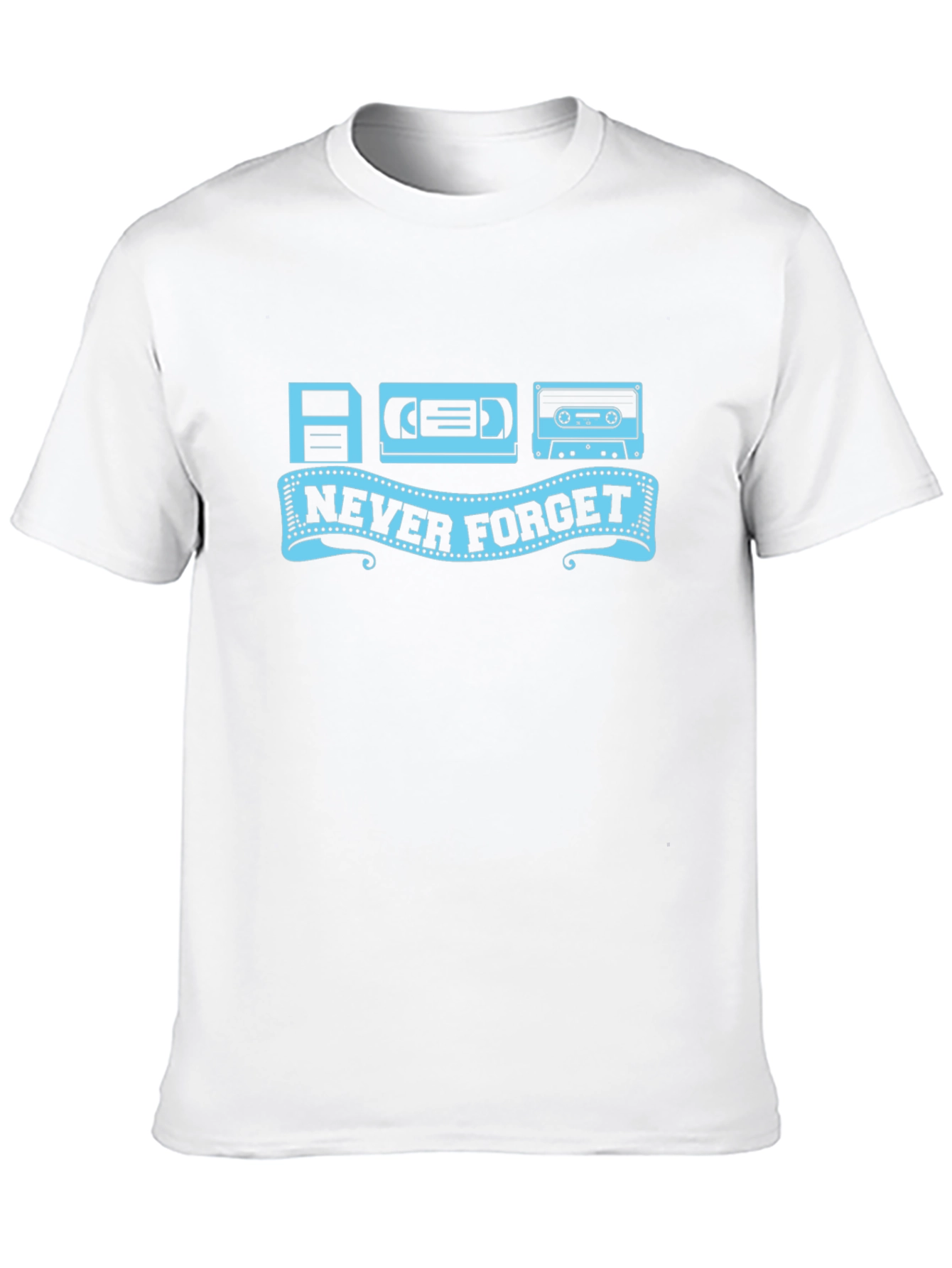Black Never Forget Retro Tech T-Shirt view 10