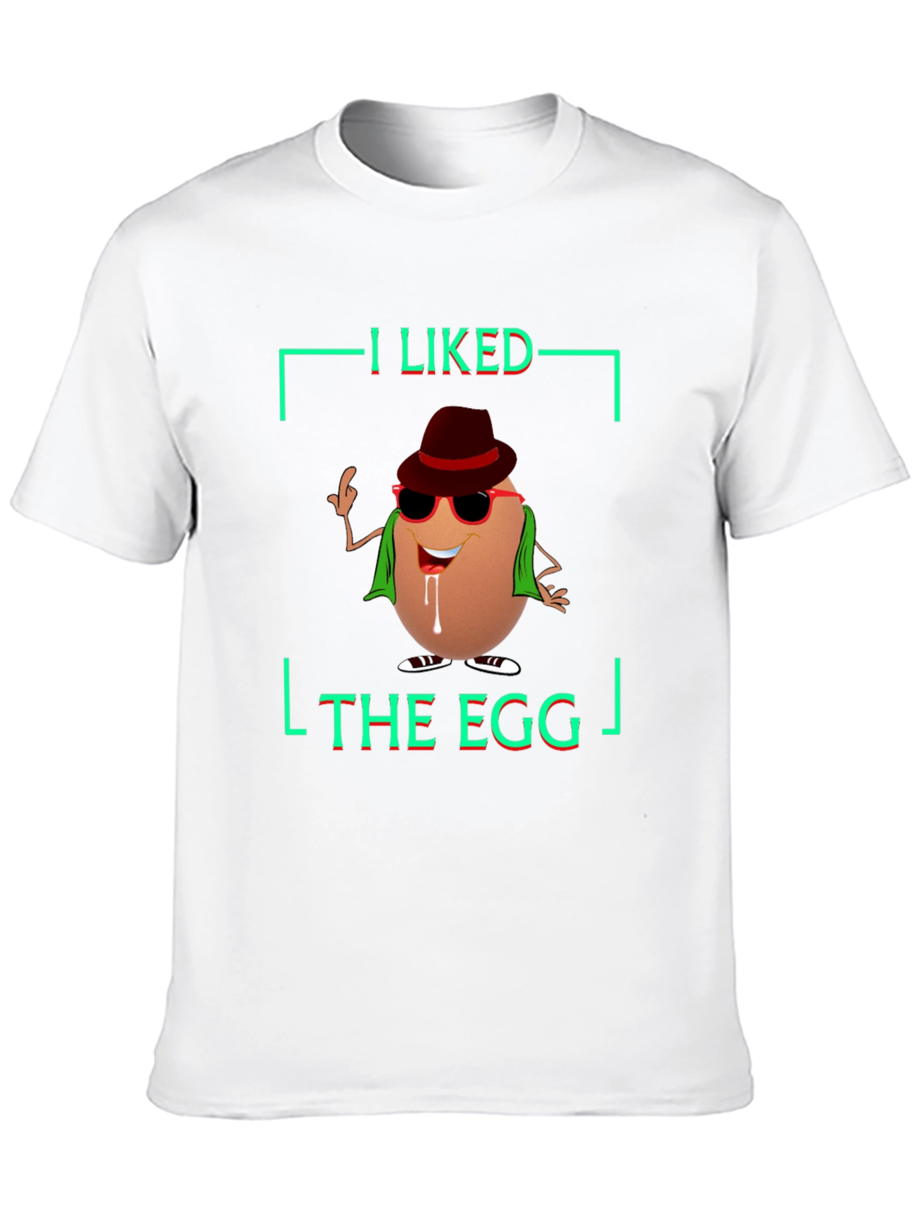 Black I Liked The Egg T-Shirt - Novelty Graphic Tee view 10