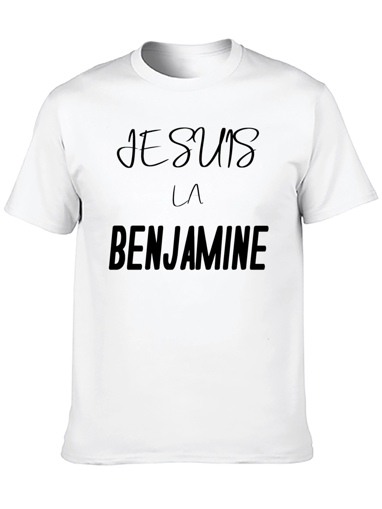 Black Je Suis La Benjamine Unisex T-Shirt view 10