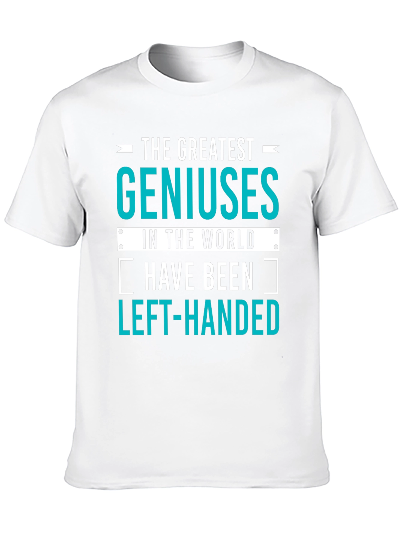 Black Genius Left-Handed T-Shirt: Funny Gift for Smart People! view 10