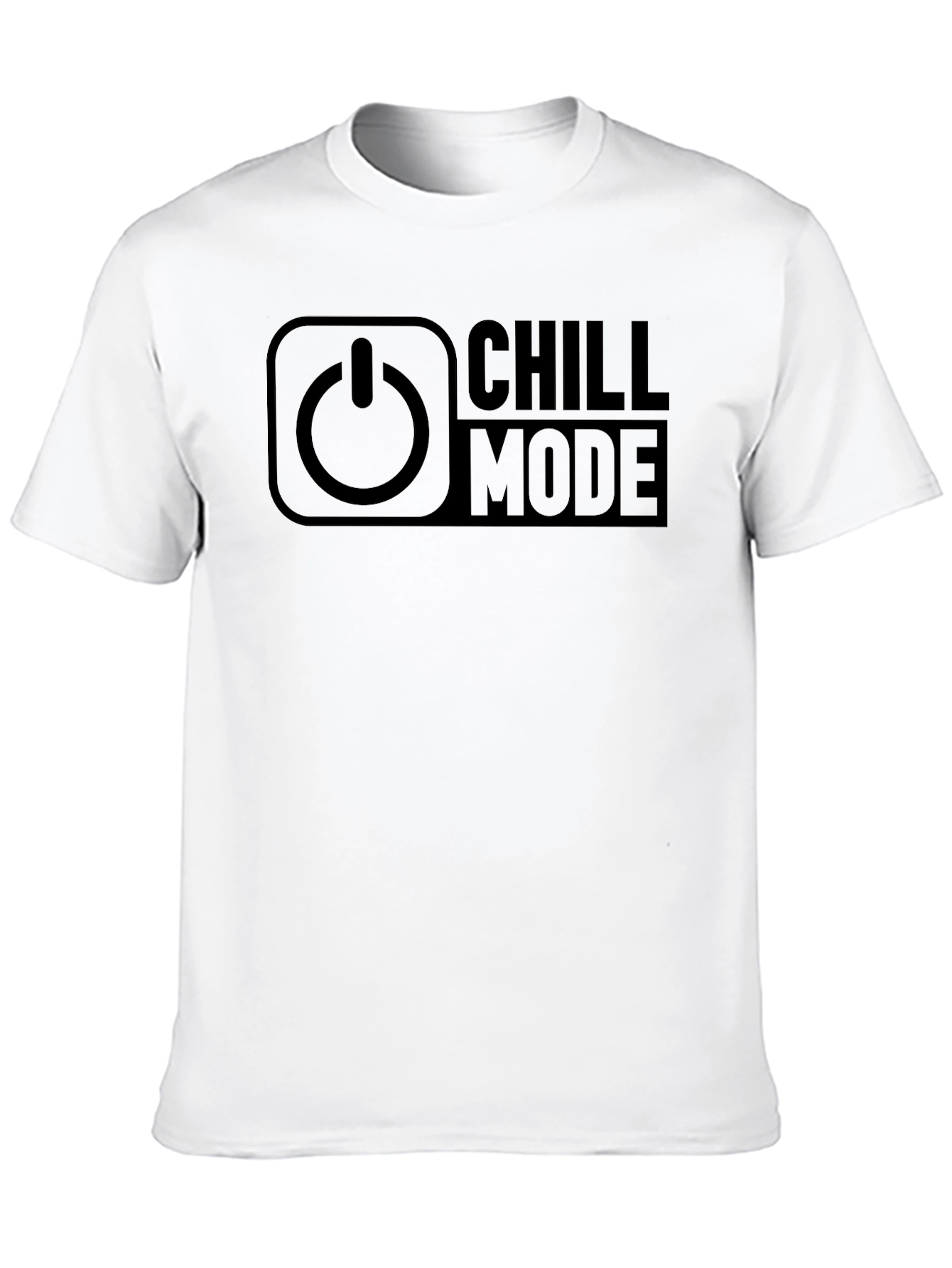Black Chill Mode Black Graphic Tee - Relax & Unwind view 10