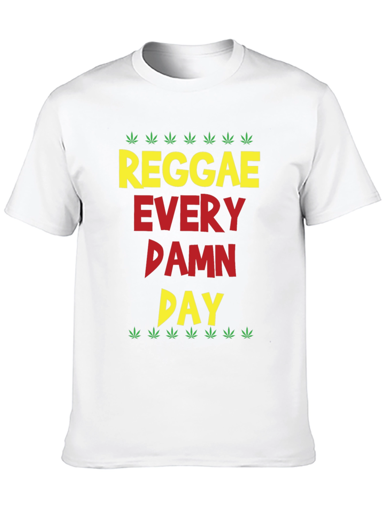 Black Reggae Every Damn Day Graphic Tee view 10