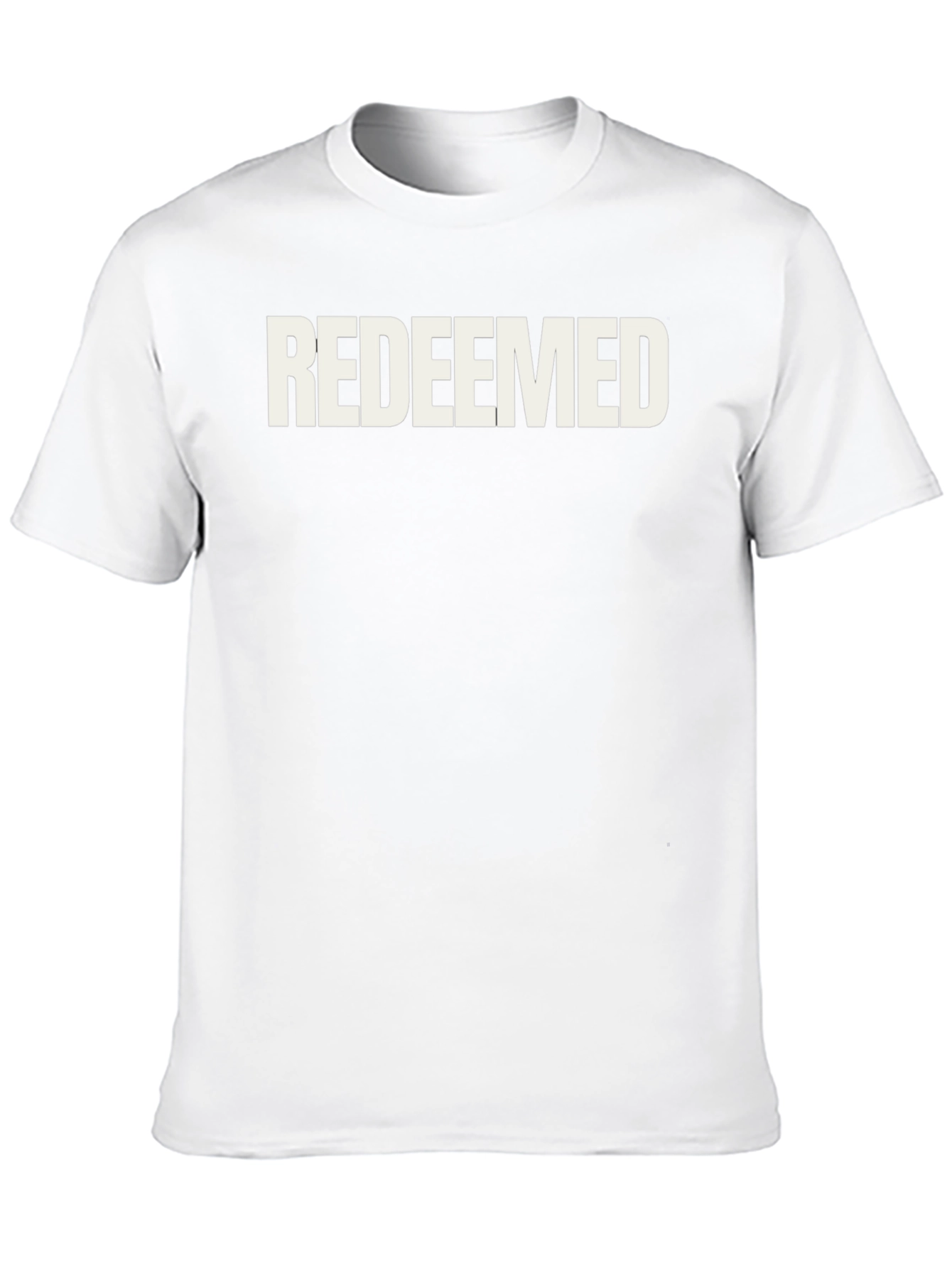 Black Redeemed Graphic Print Crew Neck T-Shirt view 10