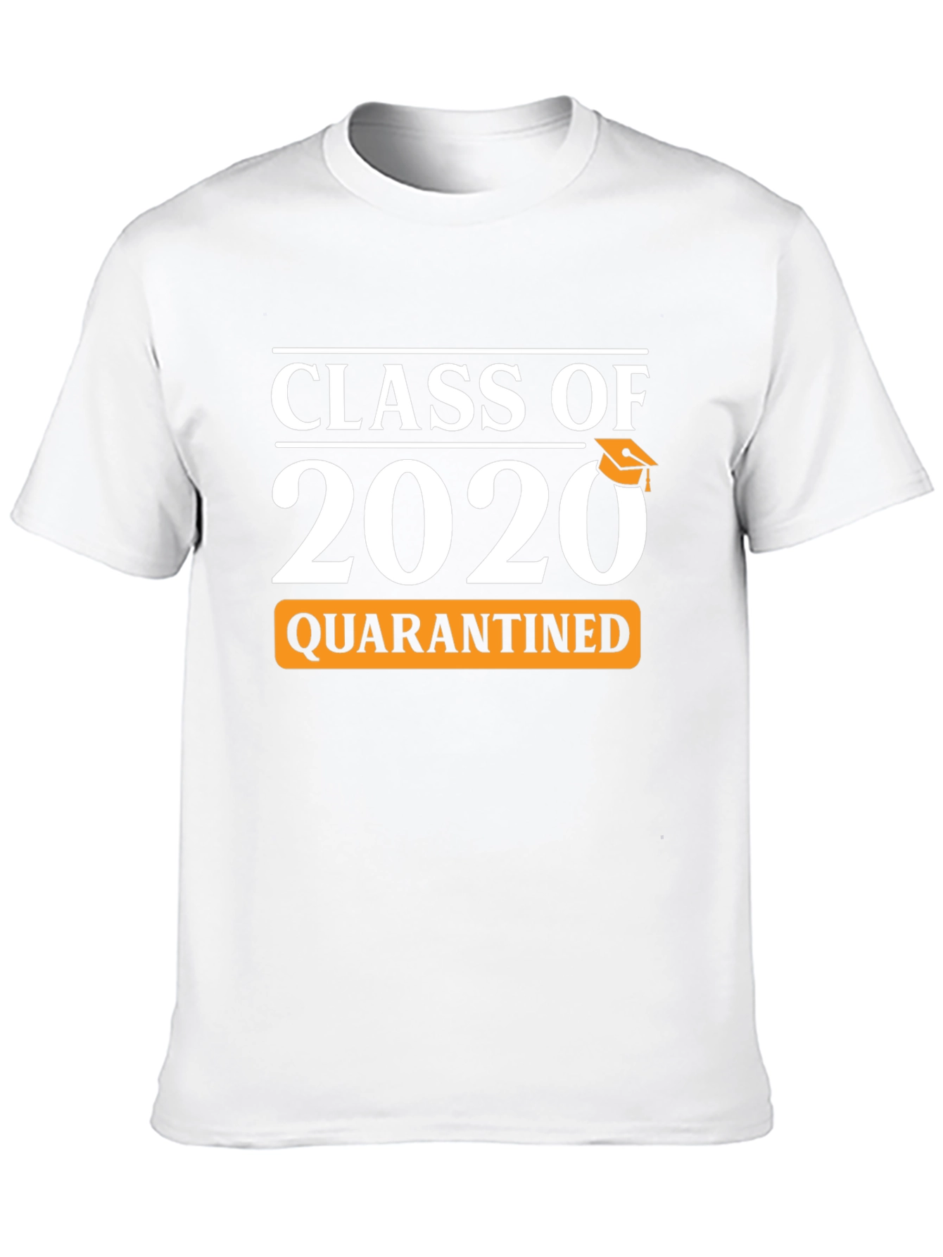 Black Class of 2020 Quarantined T-Shirt view 10