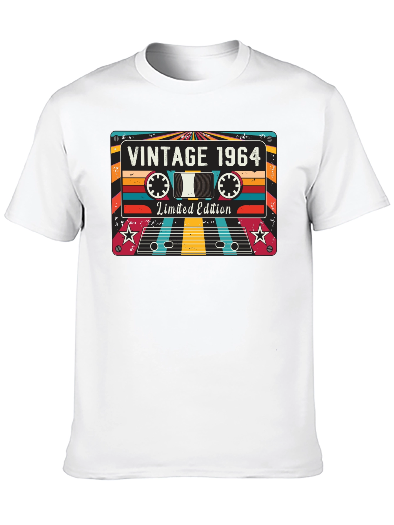 Black Vintage 1964 Cassette Tape T-Shirt - Limited Edition view 10