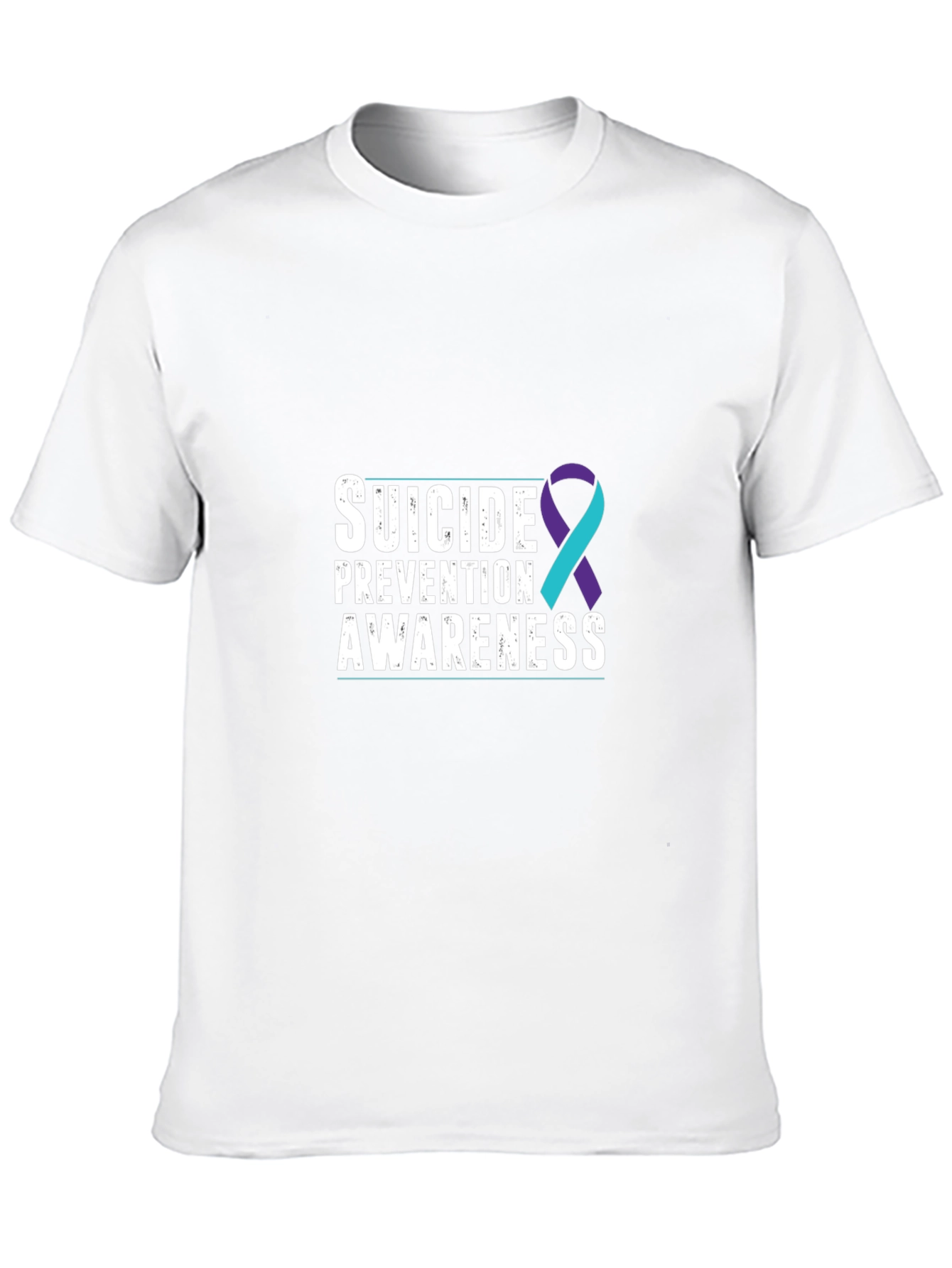 Black Suicide Prevention Awareness T-Shirt view 10