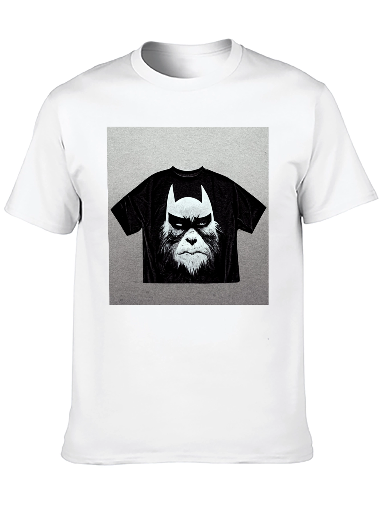 Black Batman Bigfoot Graphic Tee - Black Cotton Blend view 10