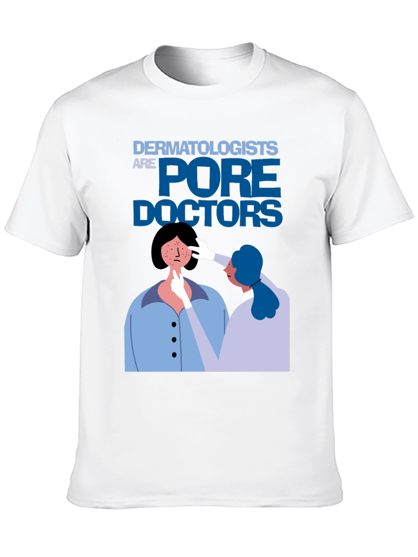 Black Dermatologists 'Pore Doctors' Black T-Shirt view 10