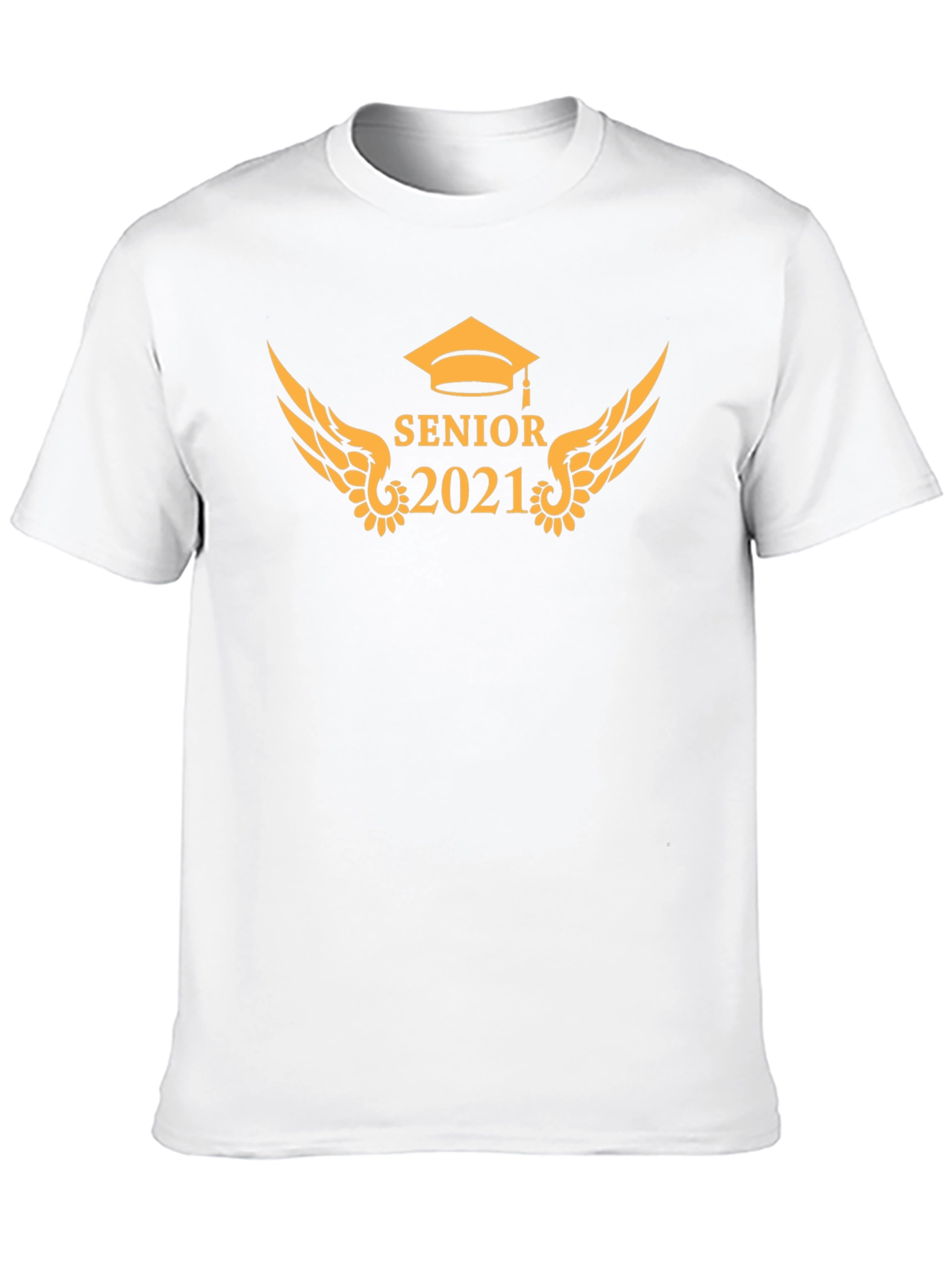 Senior 2021 Black Graphic T-Shirt - 10