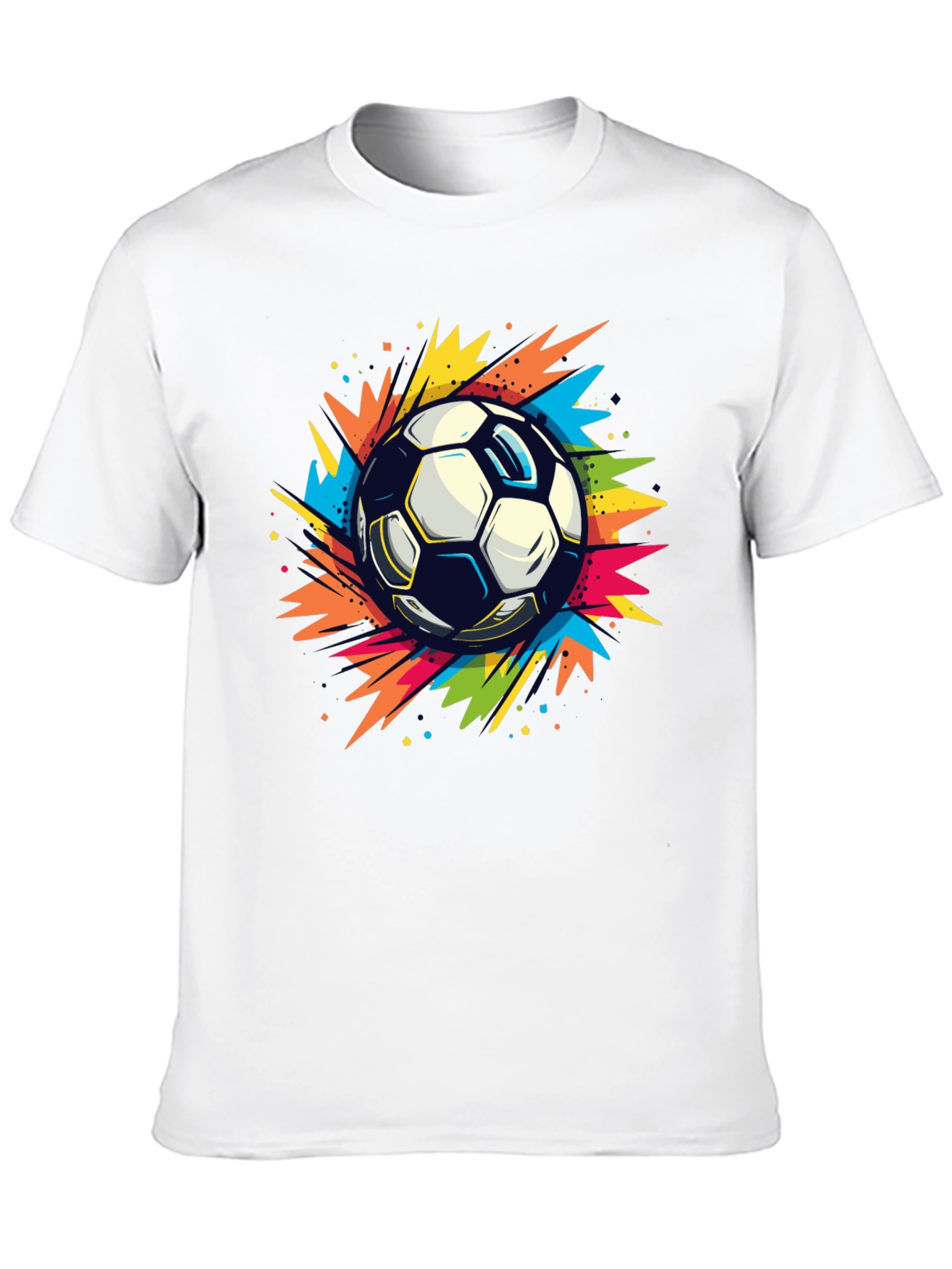 Black Soccer Blast T-Shirt view 10