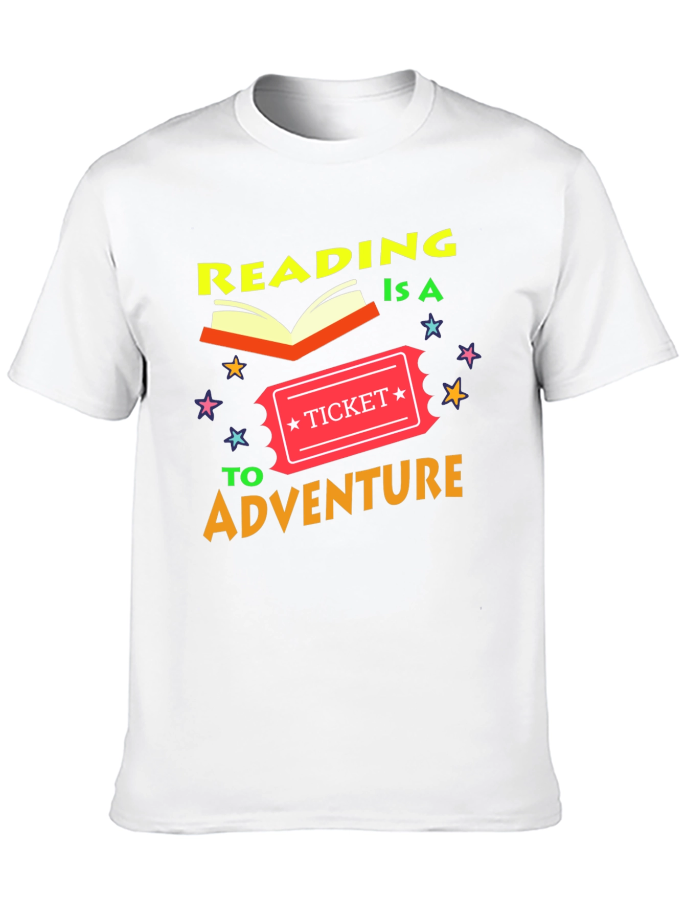 Reading is a Ticket to Adventure T-Shirt - 10