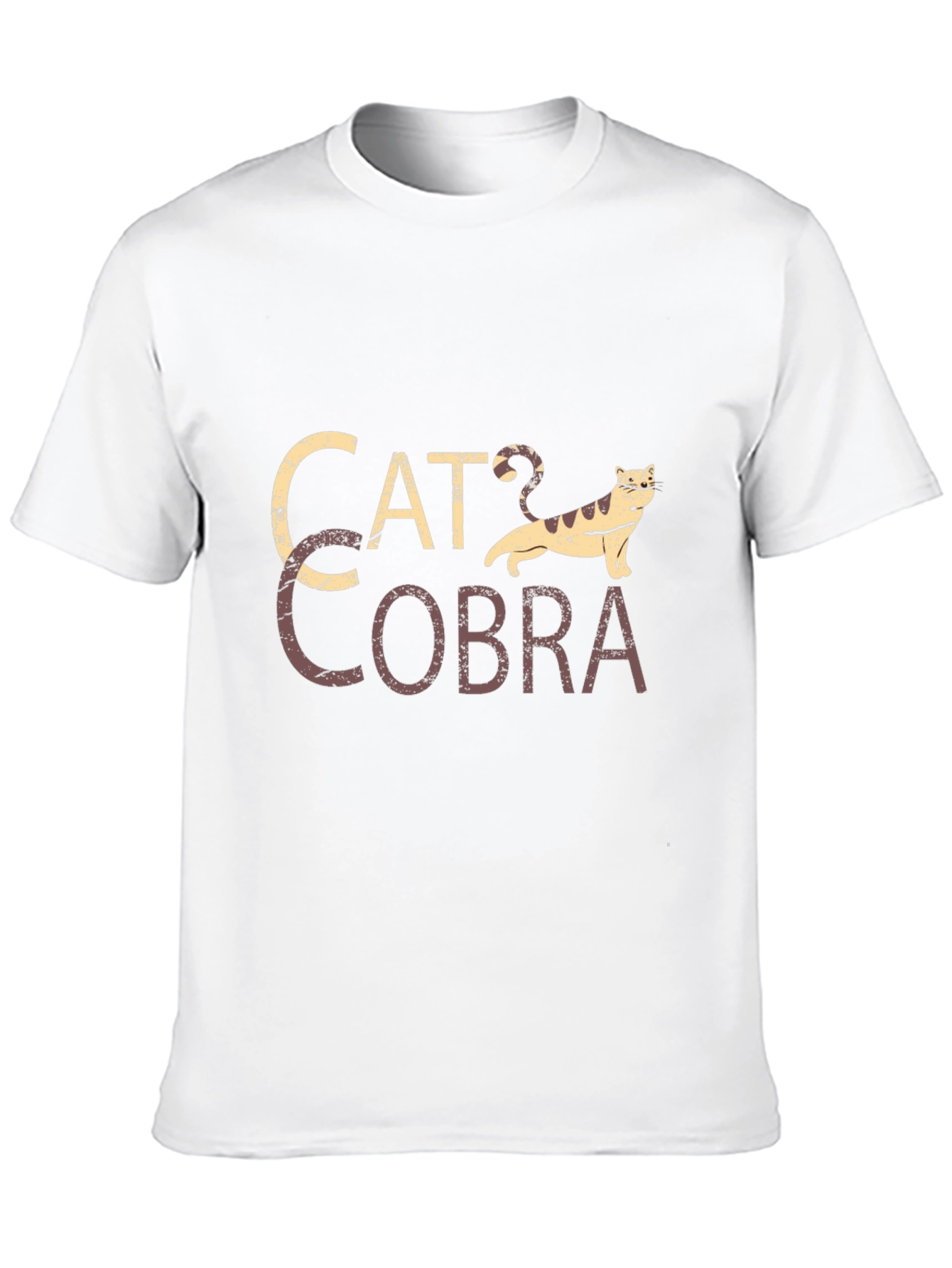 Black Cat Cobra Graphic Tee - Novelty T-Shirt view 10