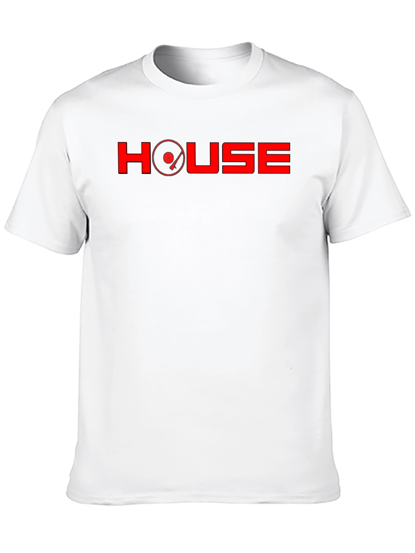 Black House Music DJ Turntable Graphic T-Shirt view 10