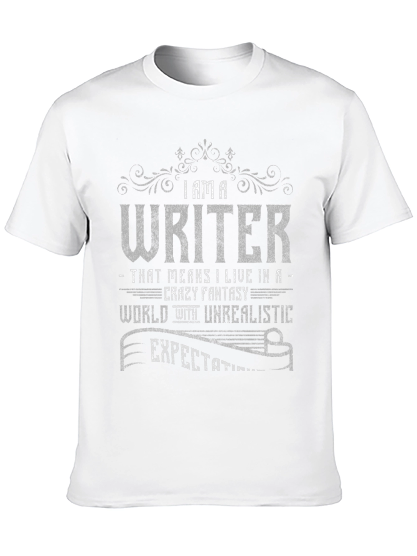 Black I Am a Writer T-Shirt Novelty Tee view 10