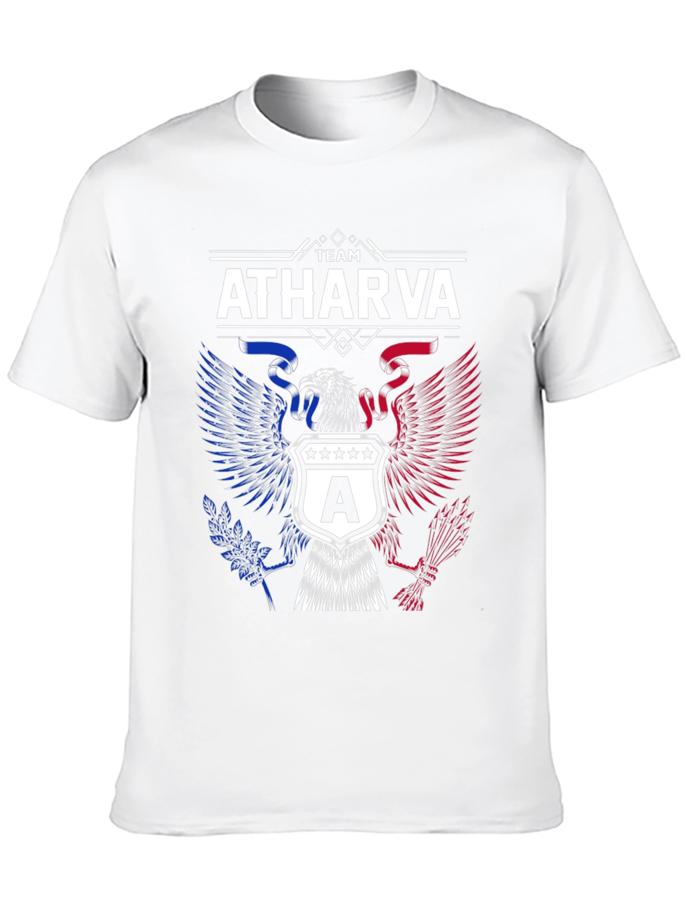 Black Team Atharva Eagle Patriotic T-Shirt view 10