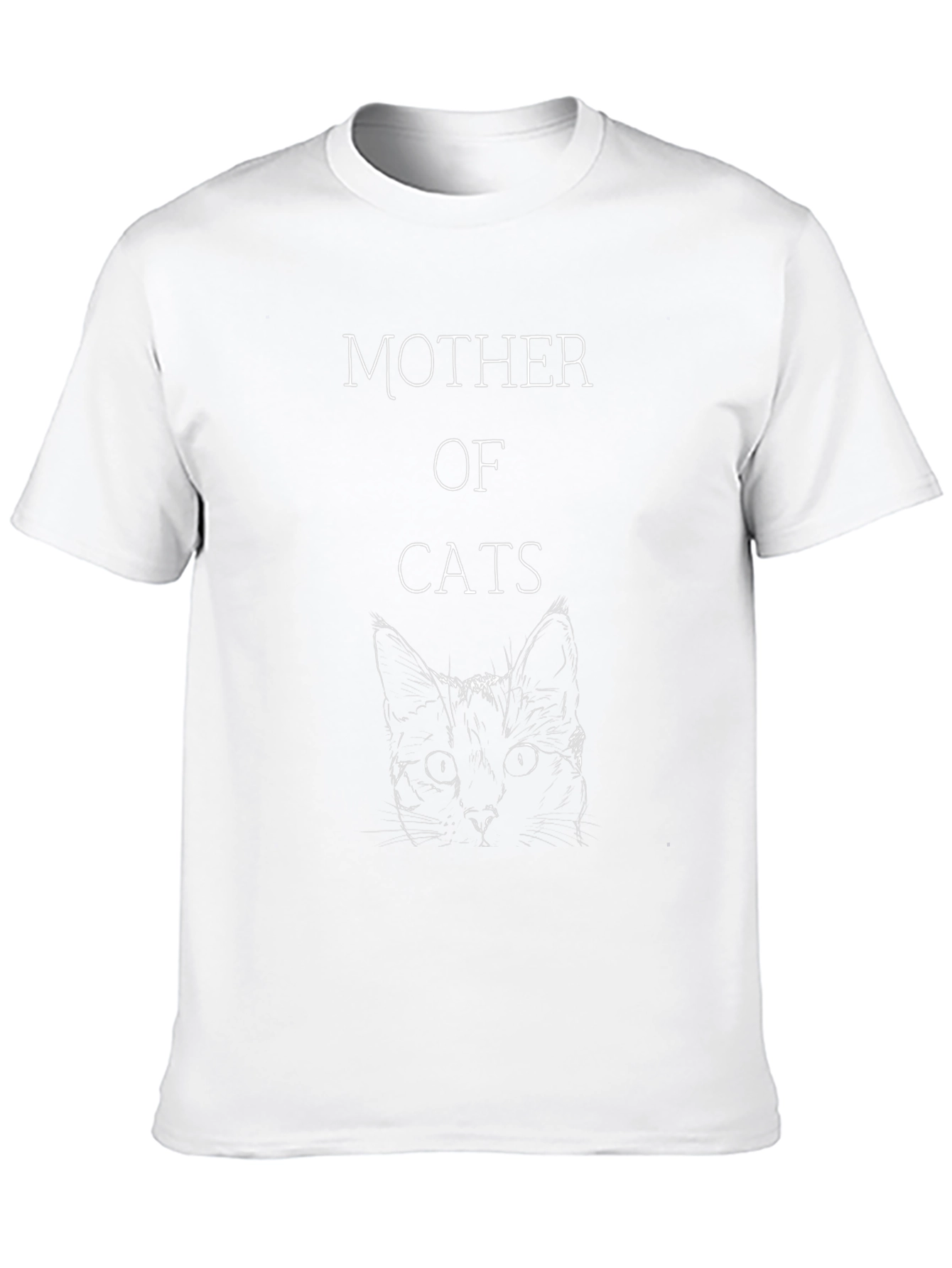 Black Mother of Cats Black T-Shirt view 10