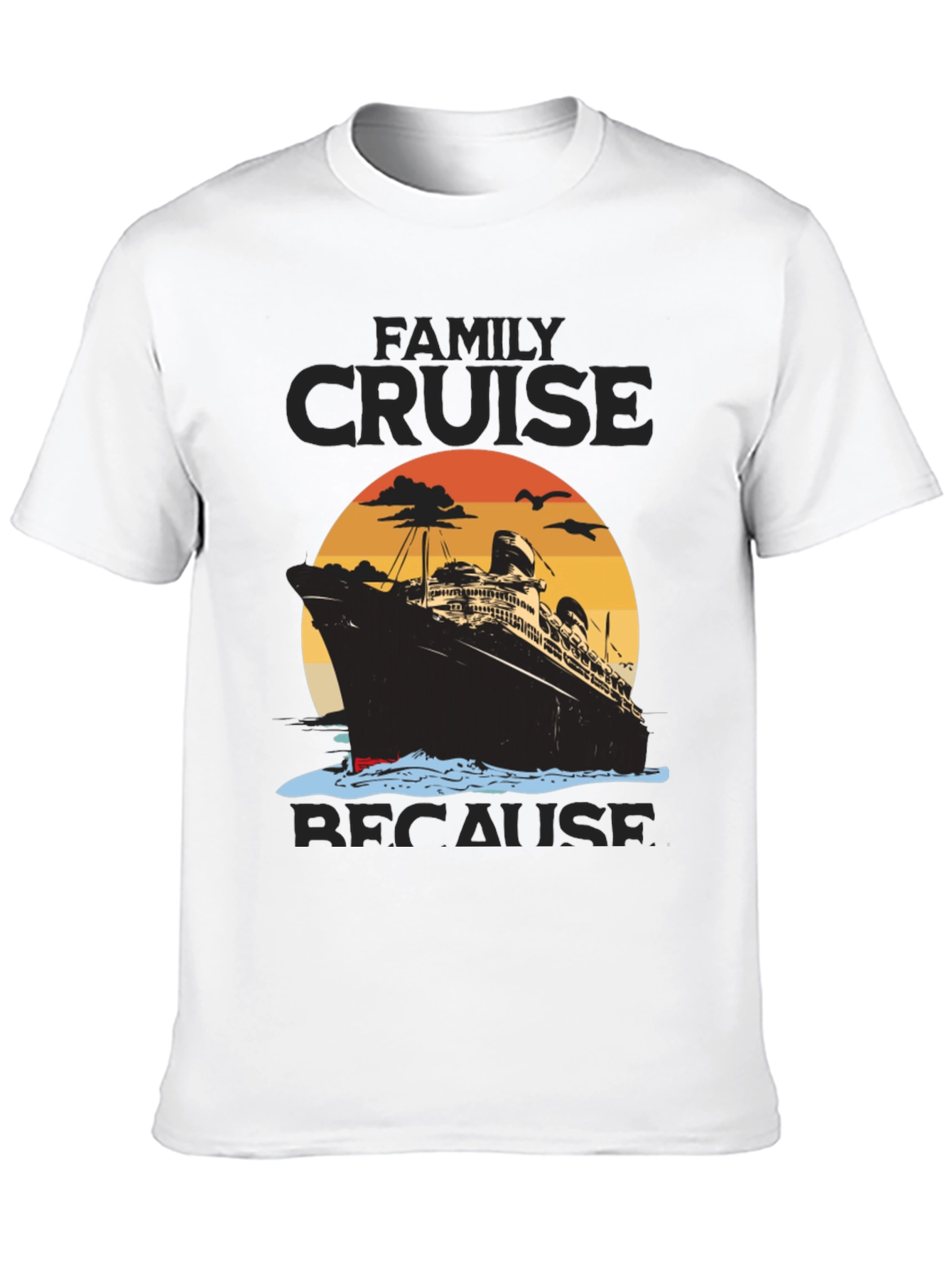 Black Family Cruise T-Shirt, Vacation Trip Tee view 10