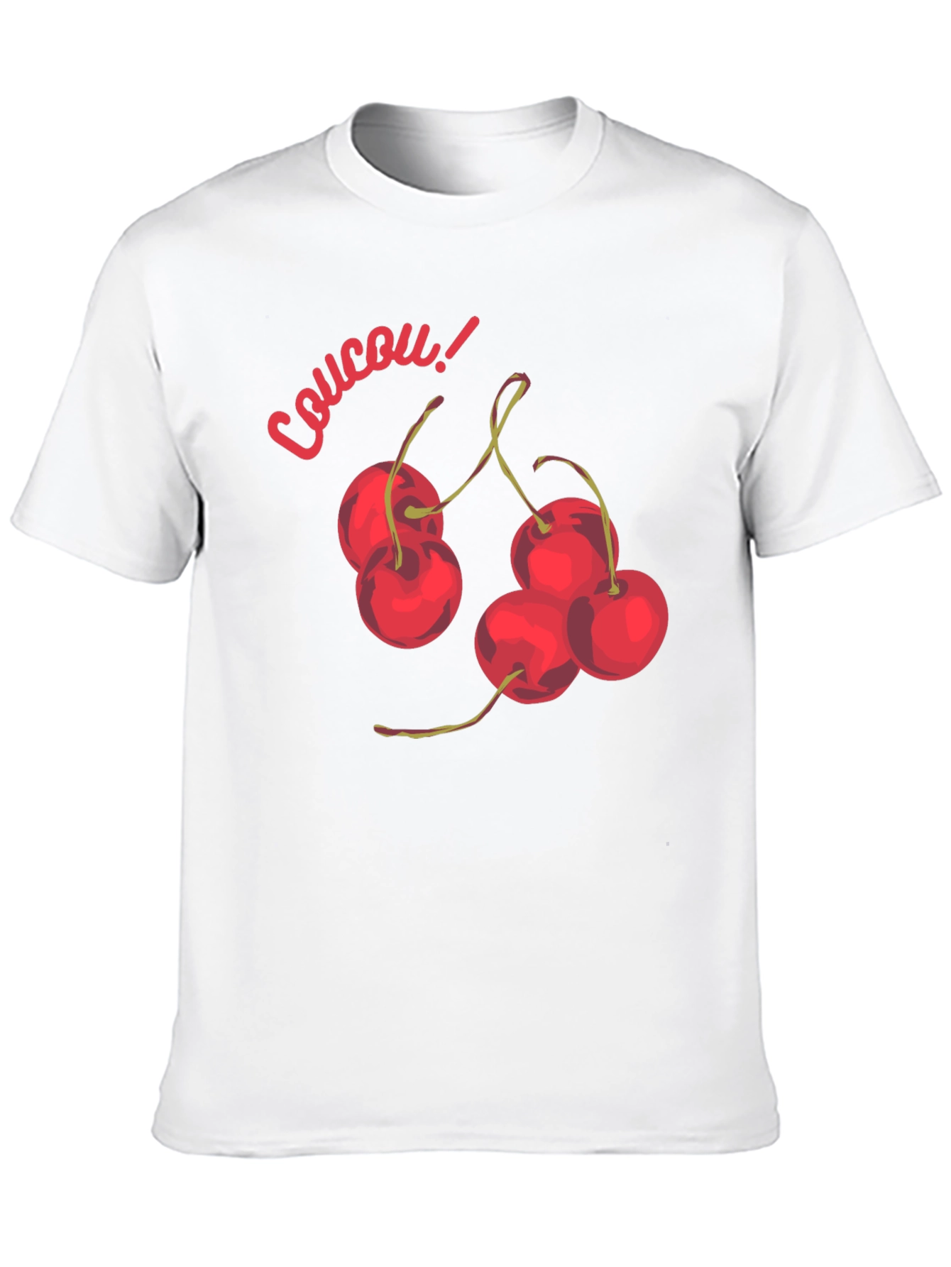 Black Coucou Cherries Black Graphic T-Shirt view 10