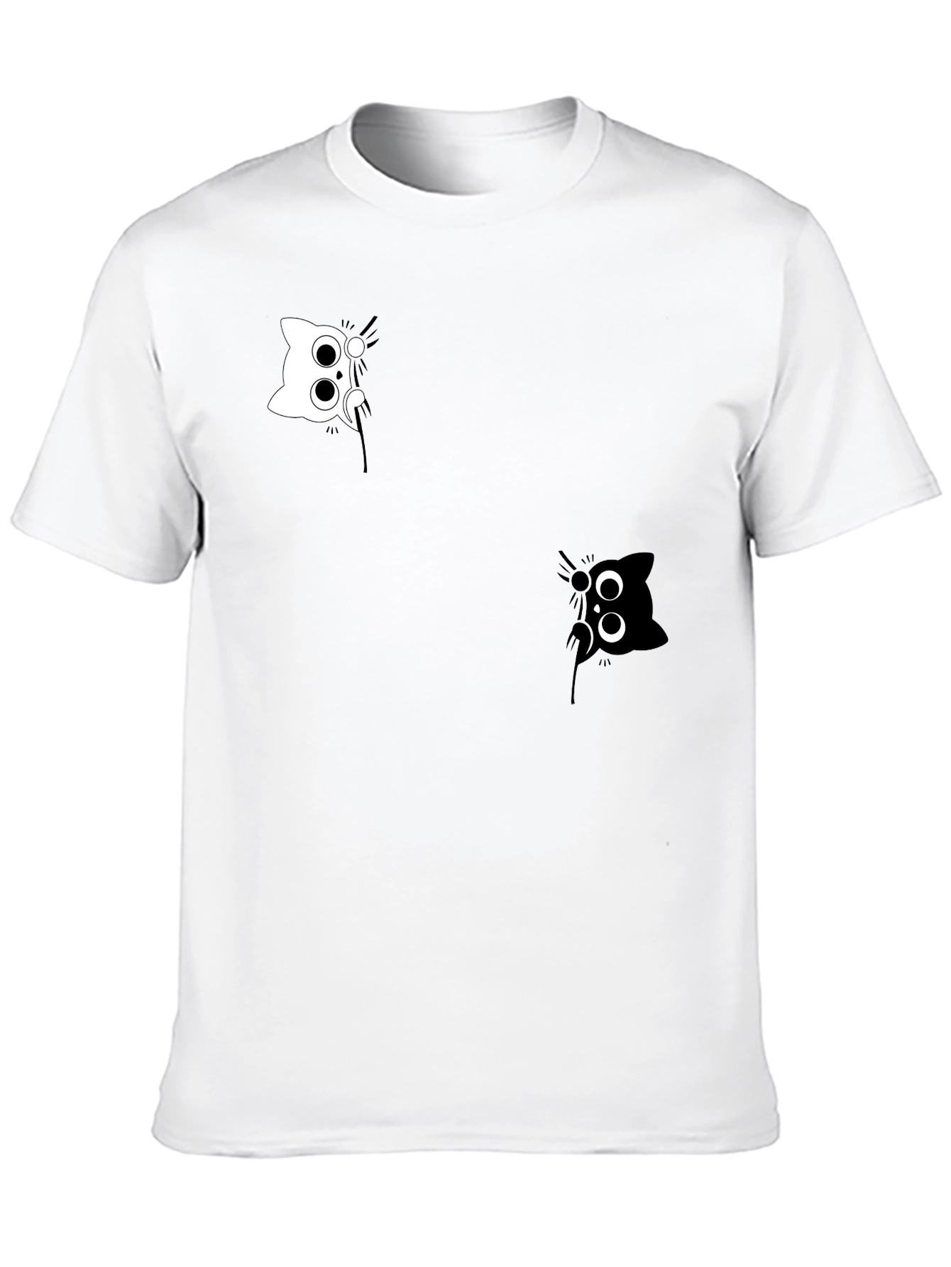 Black Black Cat Peekaboo Graphic Tee view 10