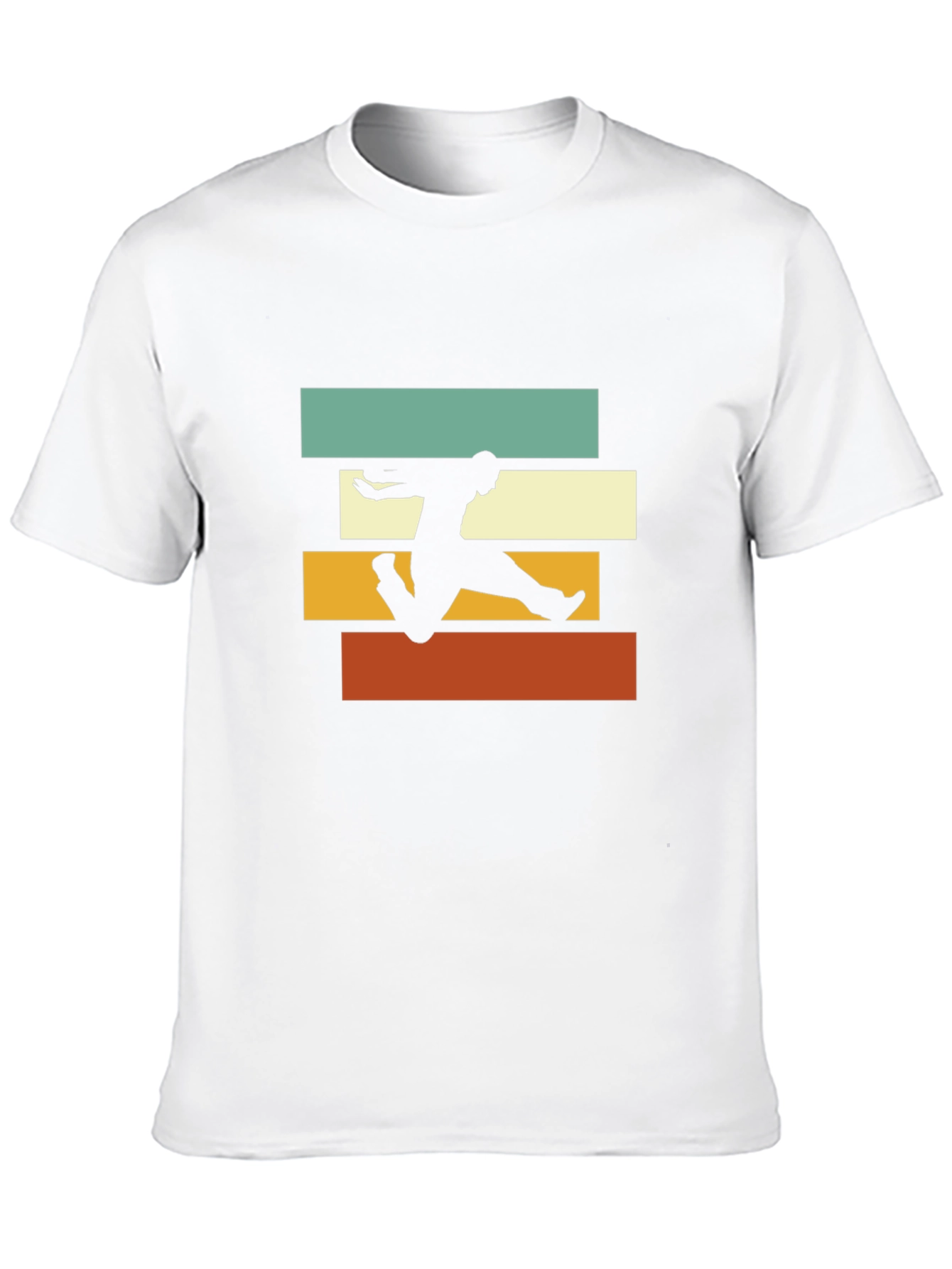 Black Retro Athlete Graphic Tee view 10