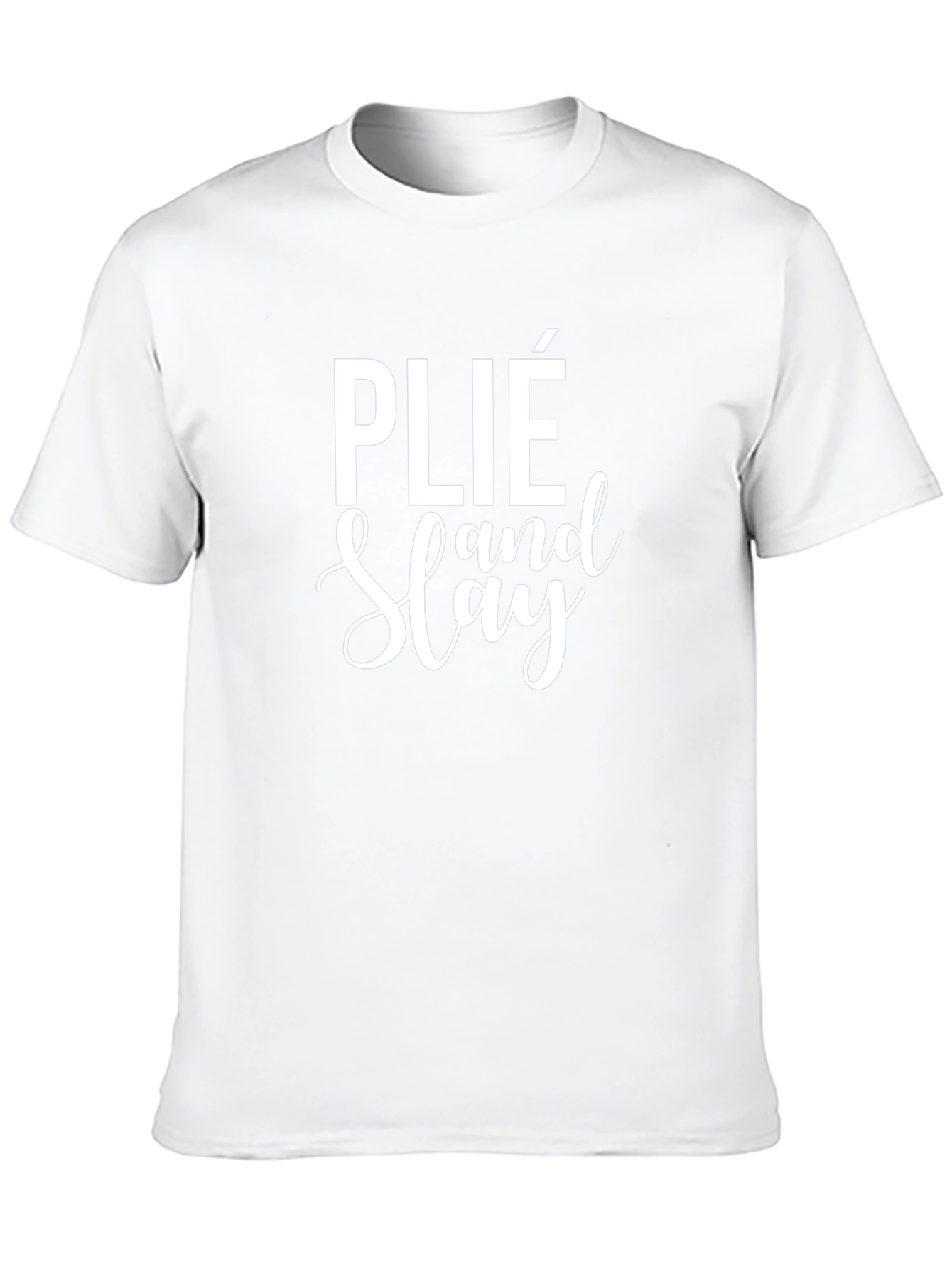 Black Plié and Slay Graphic Tee - Black view 10