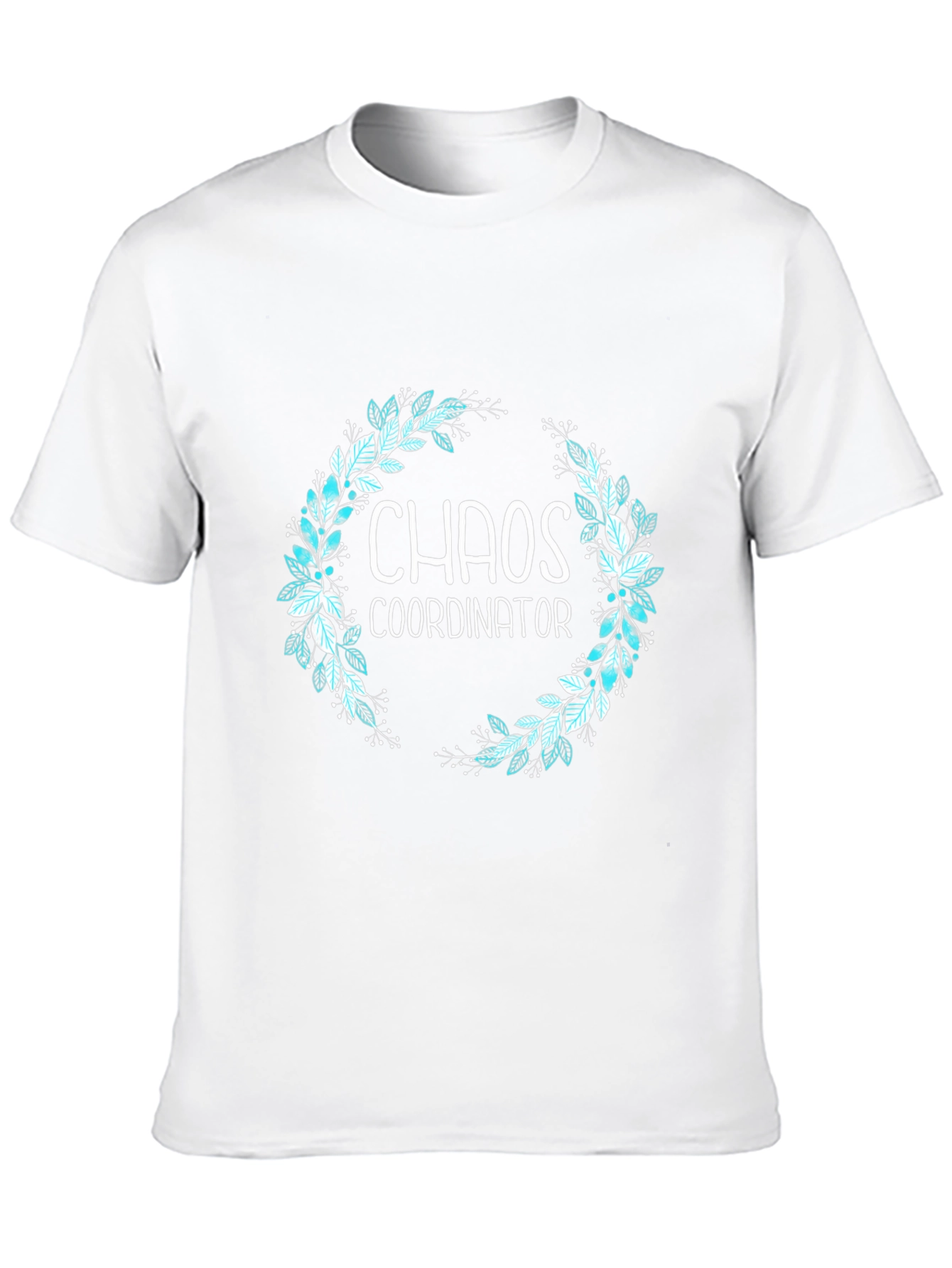 Black Chaos Coordinator T-Shirt - Funny Graphic Tee view 10