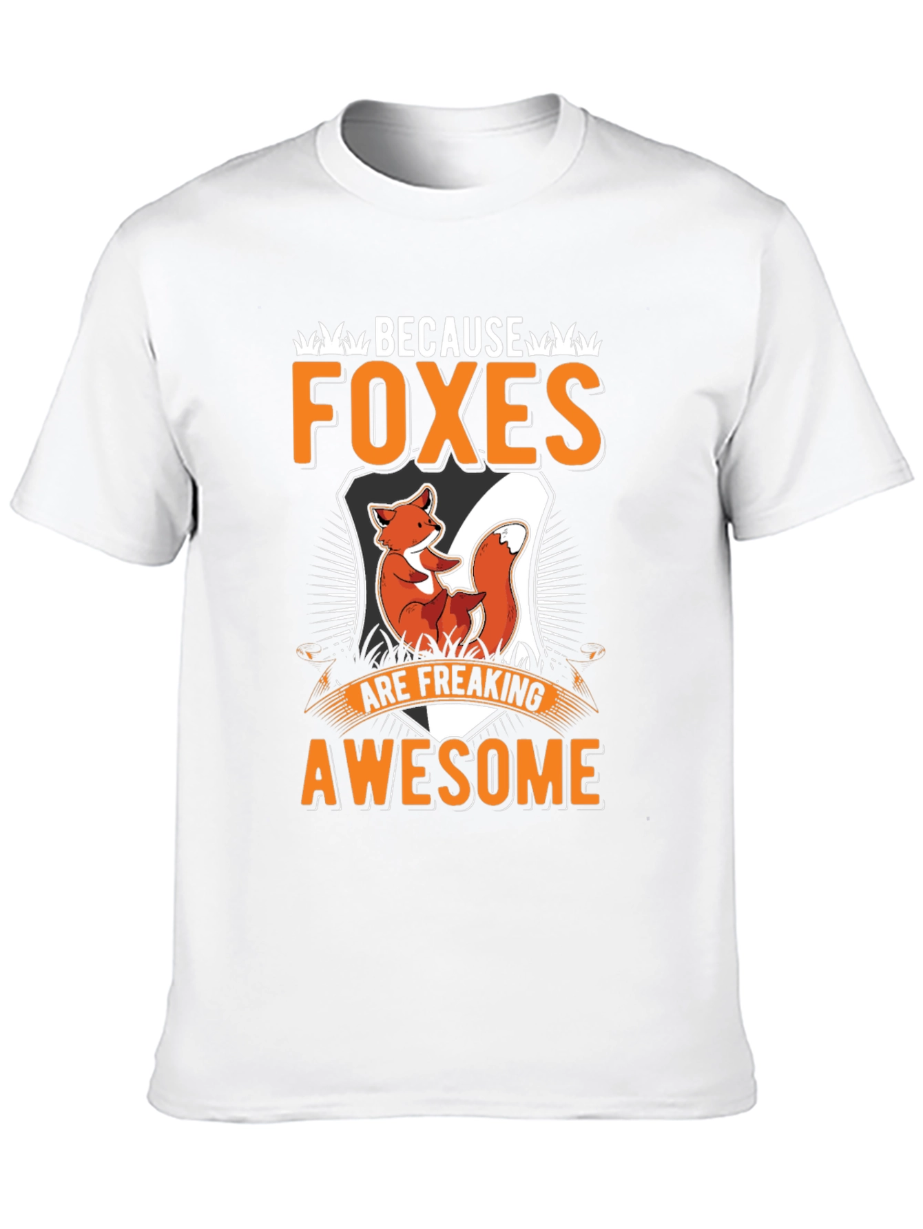Black Foxes Are Awesome T-Shirt view 10