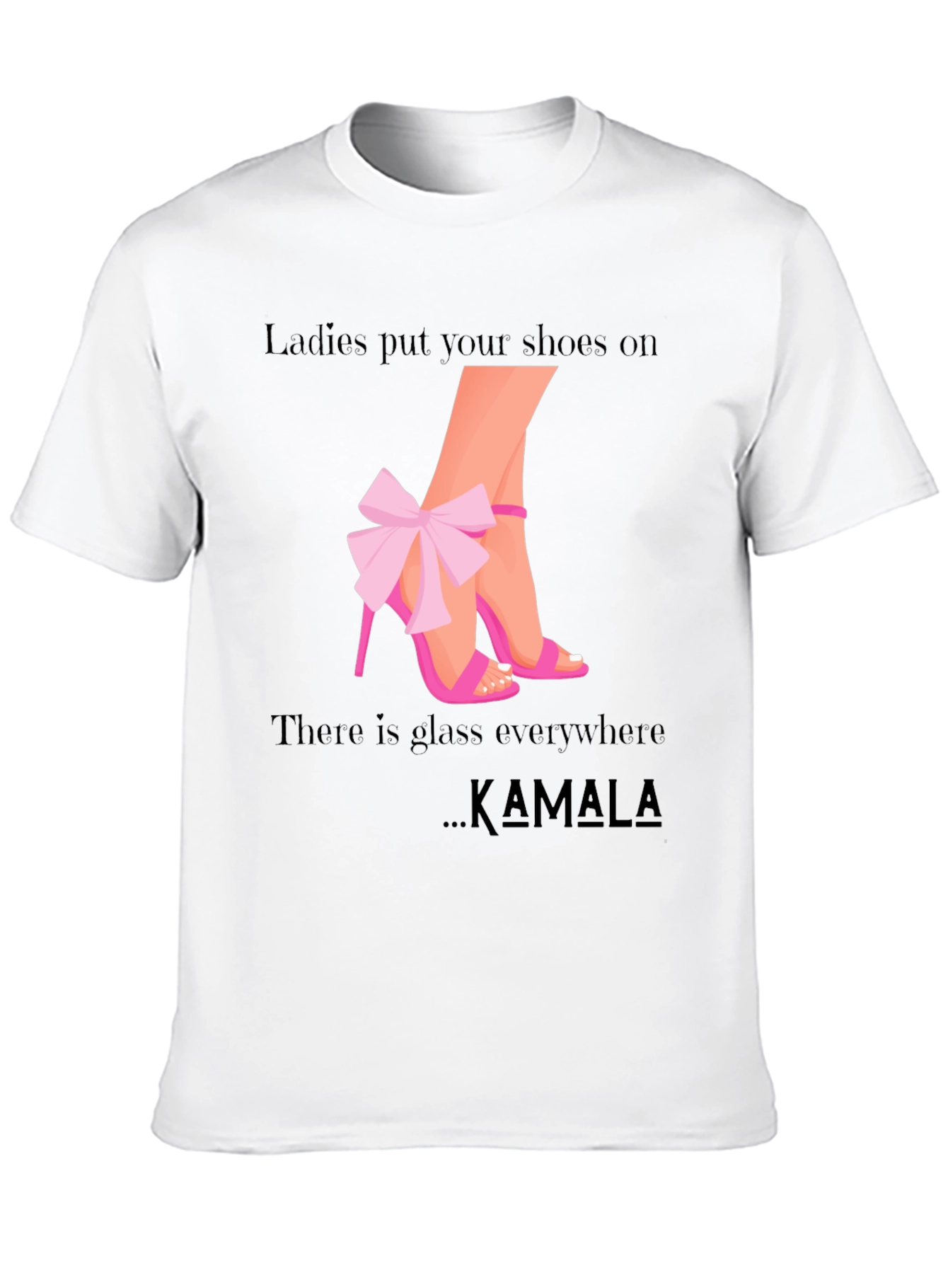 Black Ladies Put Your Shoes On Kamala T-Shirt view 10