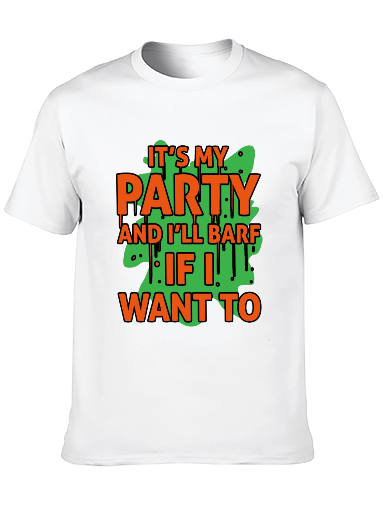 Black It's My Party T-Shirt view 10