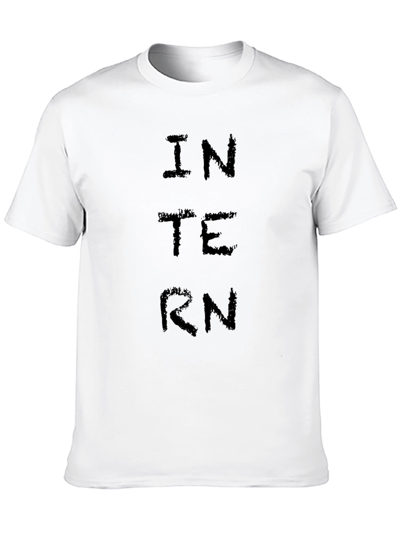 Black Intern T-Shirt - Funny Gag Gift view 10