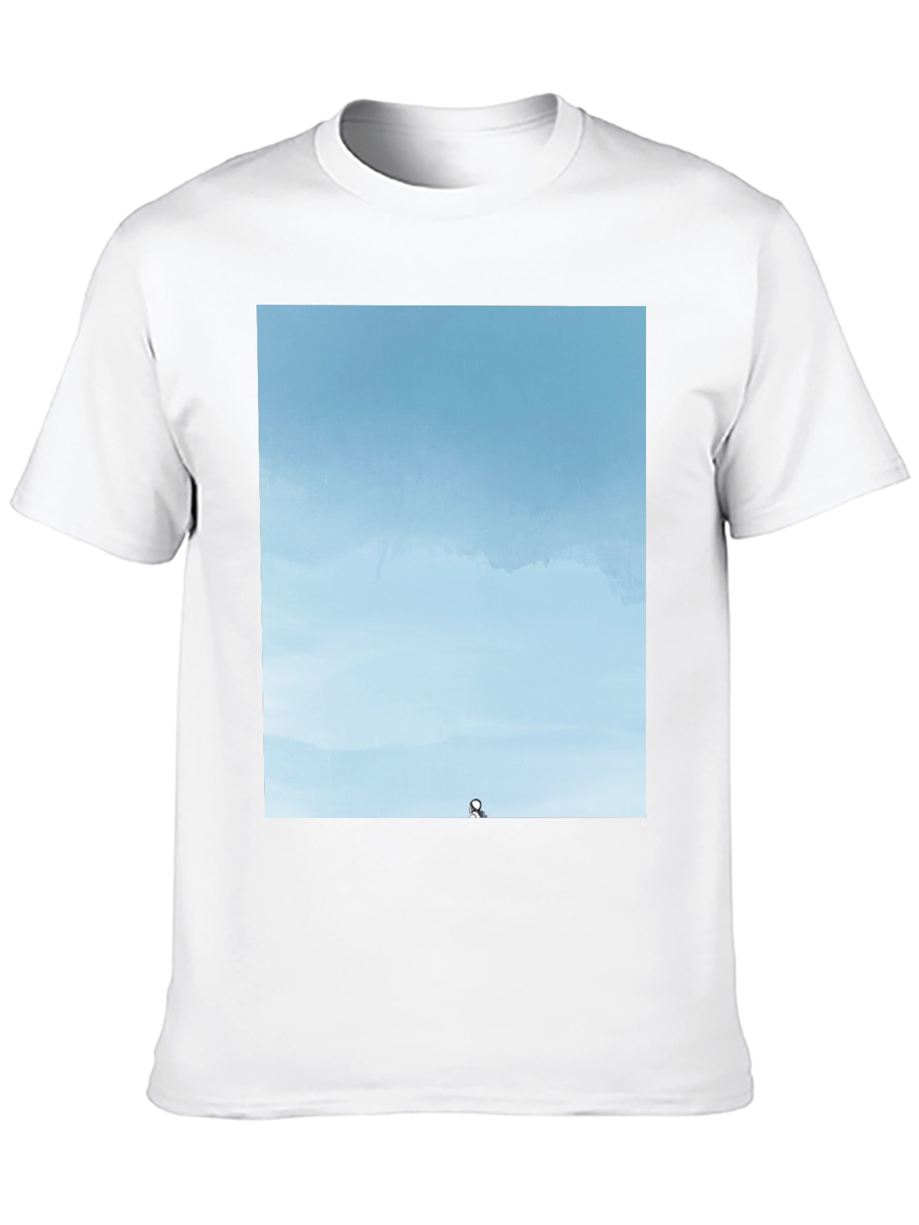 Black Sky View Graphic Tee - Soft Cotton Blend view 10