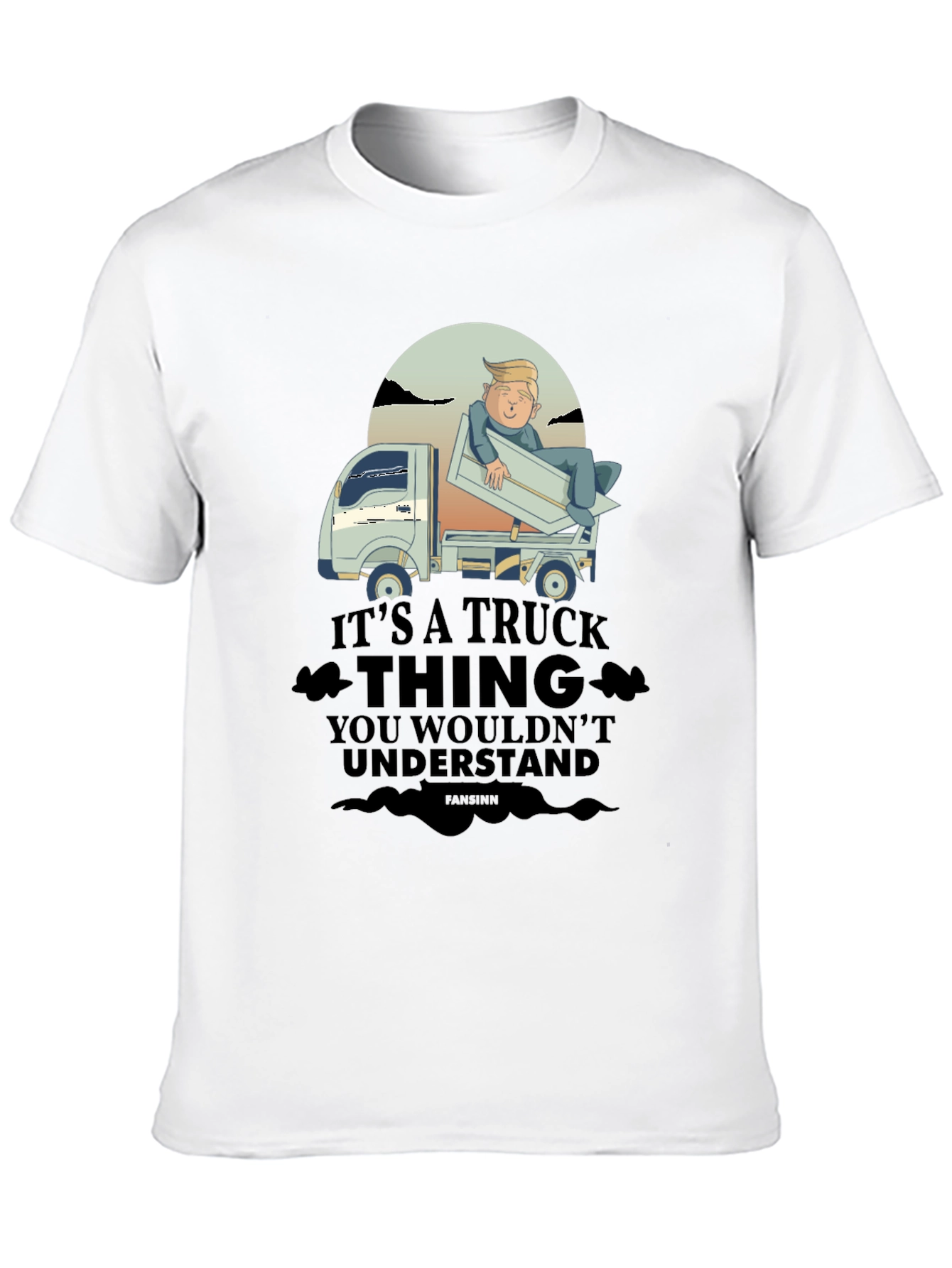 Black Trump Truck Thing T-Shirt view 10