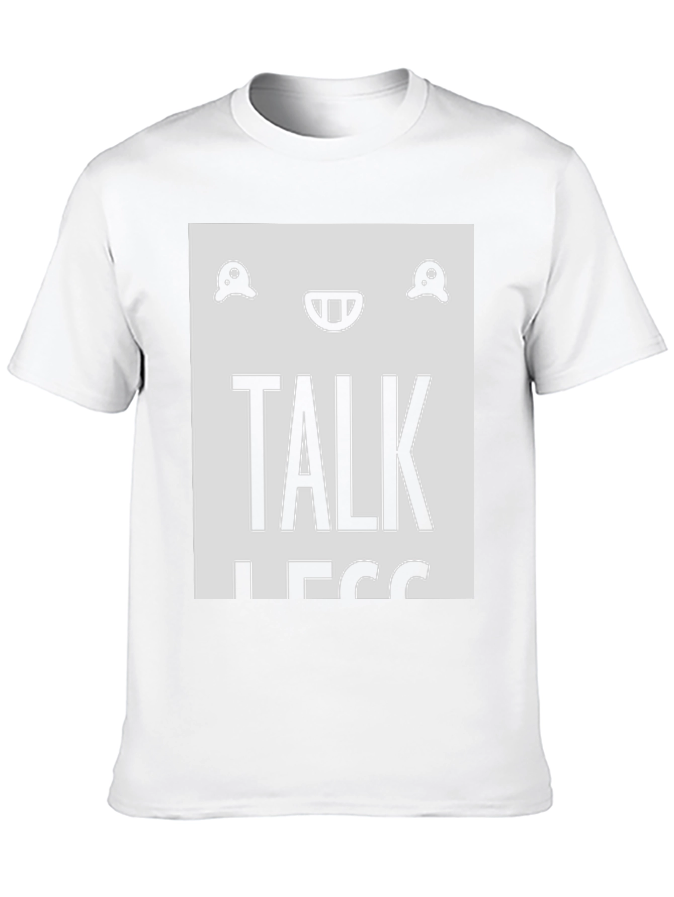 Black Talk Less T-Shirt - Funny Graphic Tee for Introverts view 10