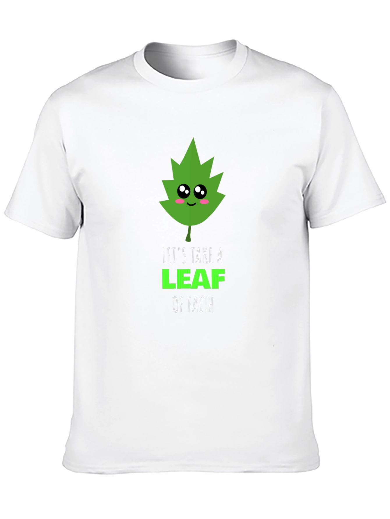 Black Faith Leaf Graphic Tee - Black view 10