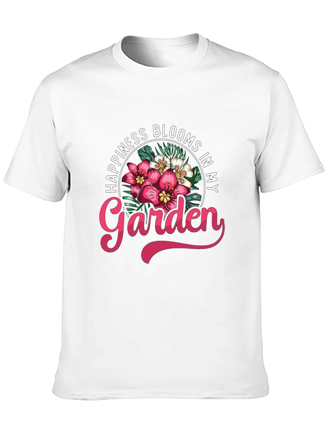 Happiness Blooms in my Garden T-Shirt - 10