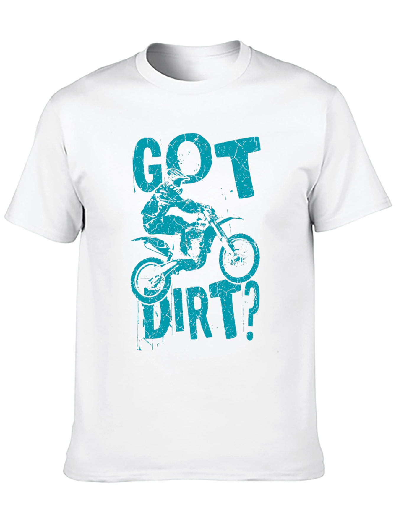 Black Got Dirt? Graphic T-Shirt - Motocross Design view 10