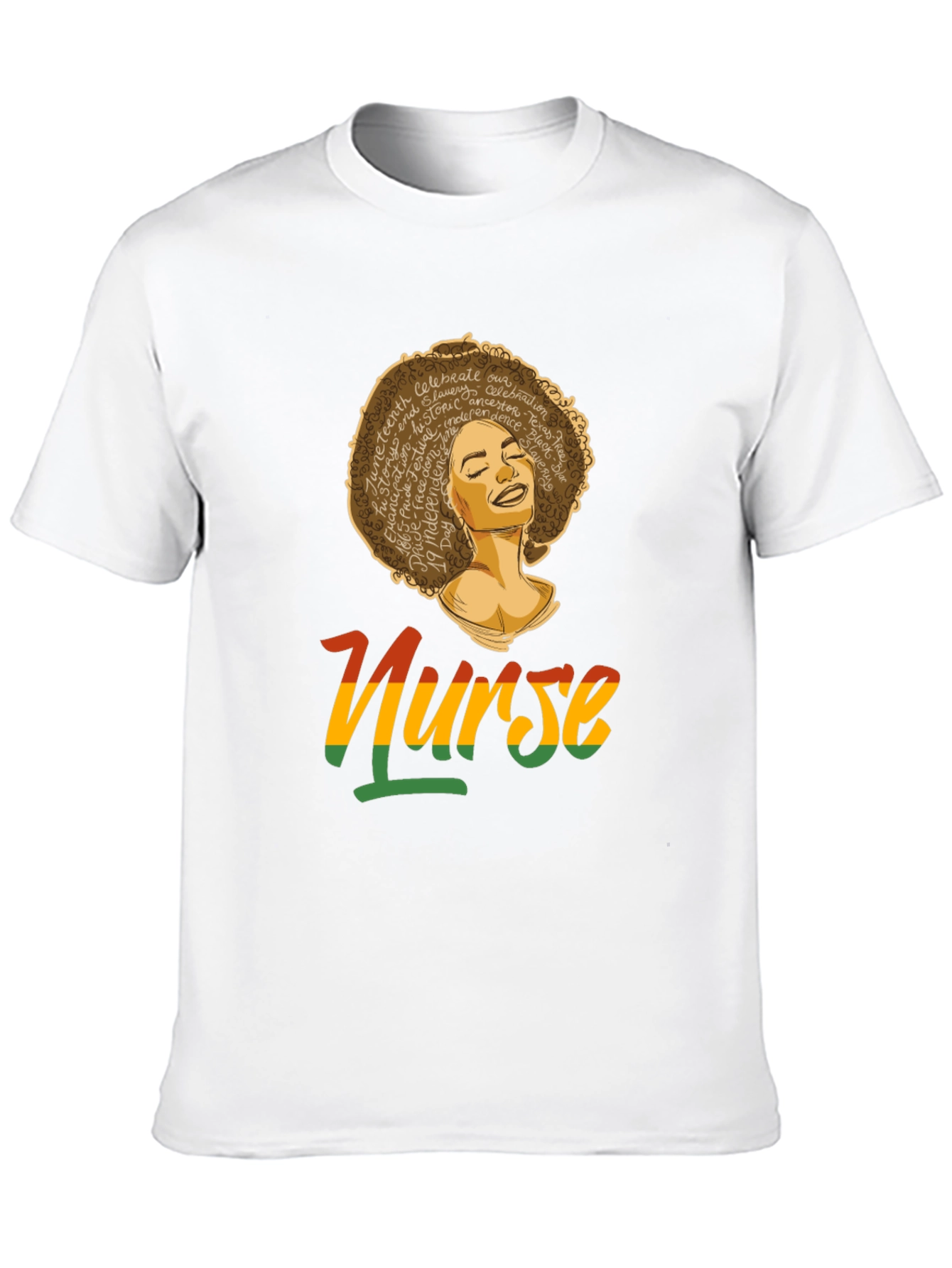 Black Juneteenth Nurse Black Pride T-Shirt view 10