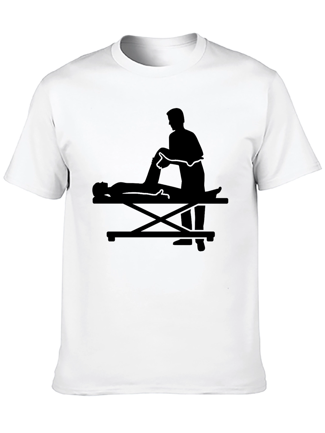 Black Chiropractor T-Shirt - Massage Therapy Tee view 10