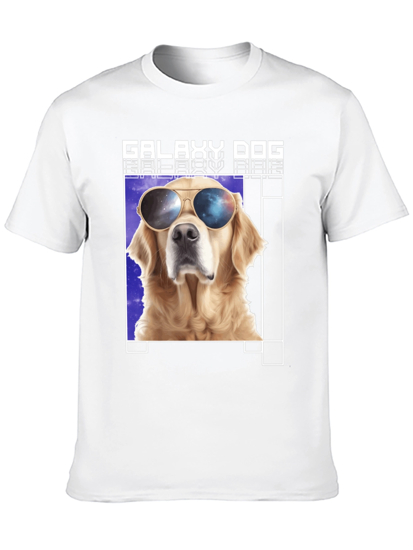 Black Galaxy Dog T-Shirt - Cool Canine in Space Shades view 10