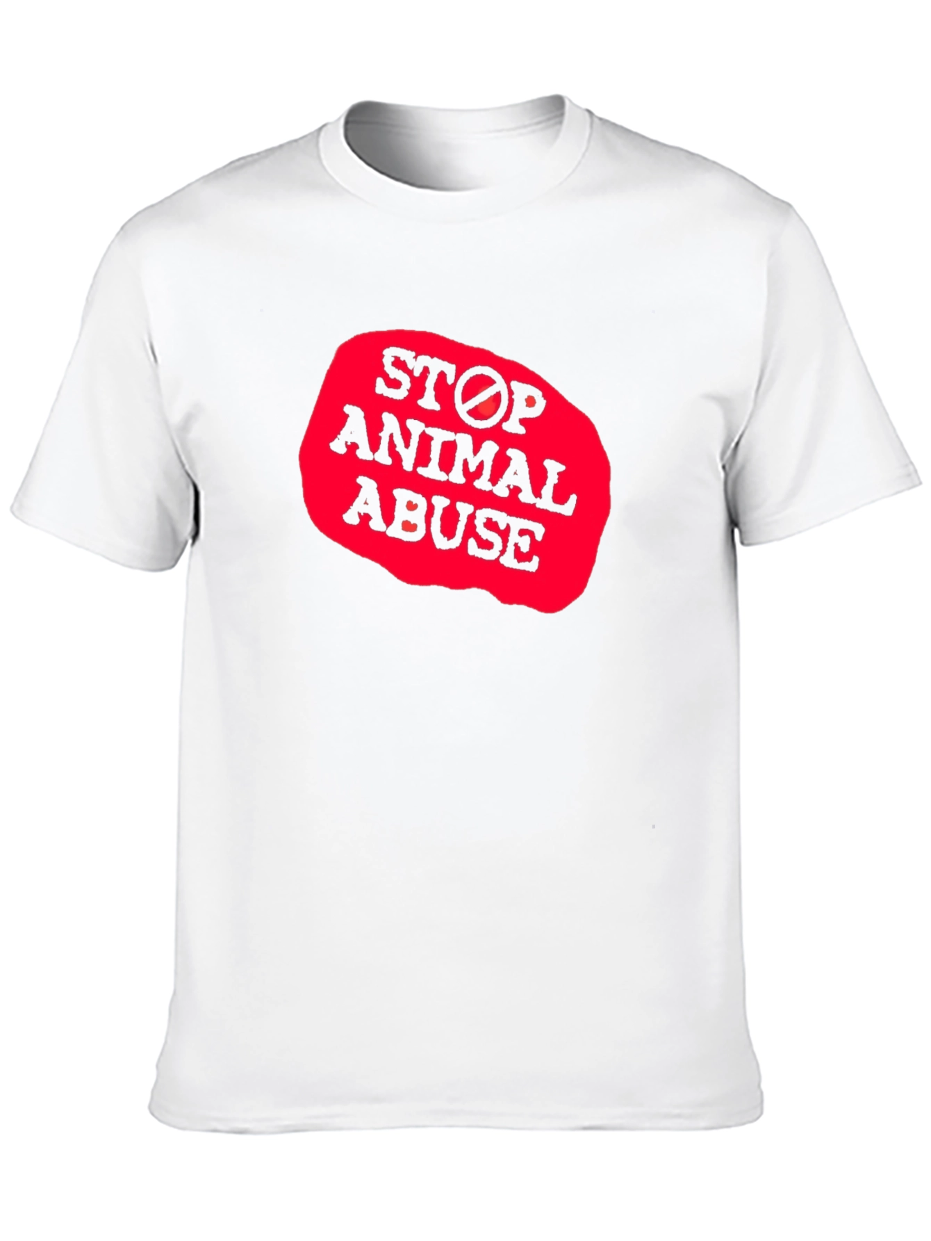 Black Stop Animal Abuse Graphic T-Shirt view 10