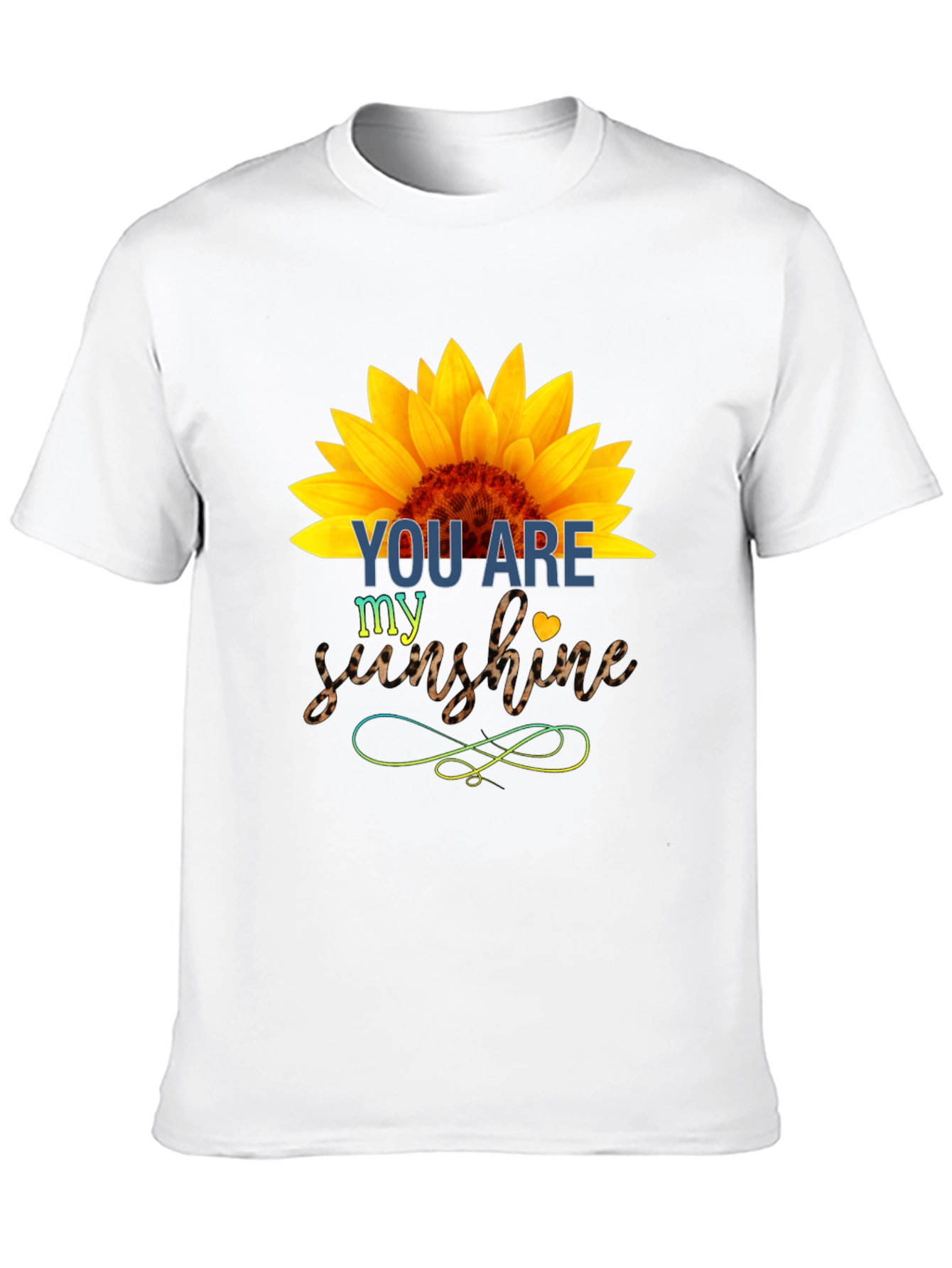 Black You Are My Sunshine Sunflower Graphic Tee view 10